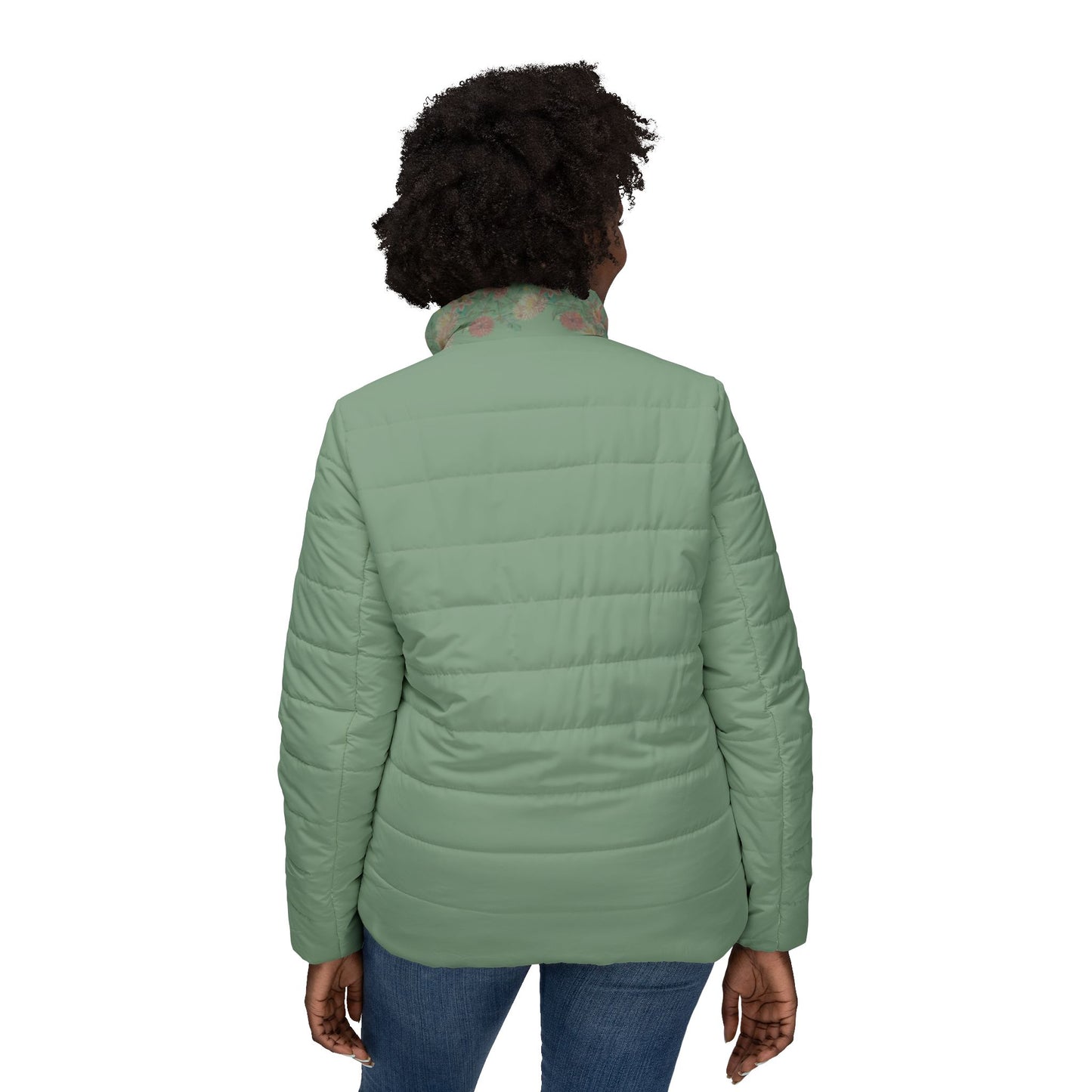 Sage Puffer Jacket - Dahlia Cascade Design