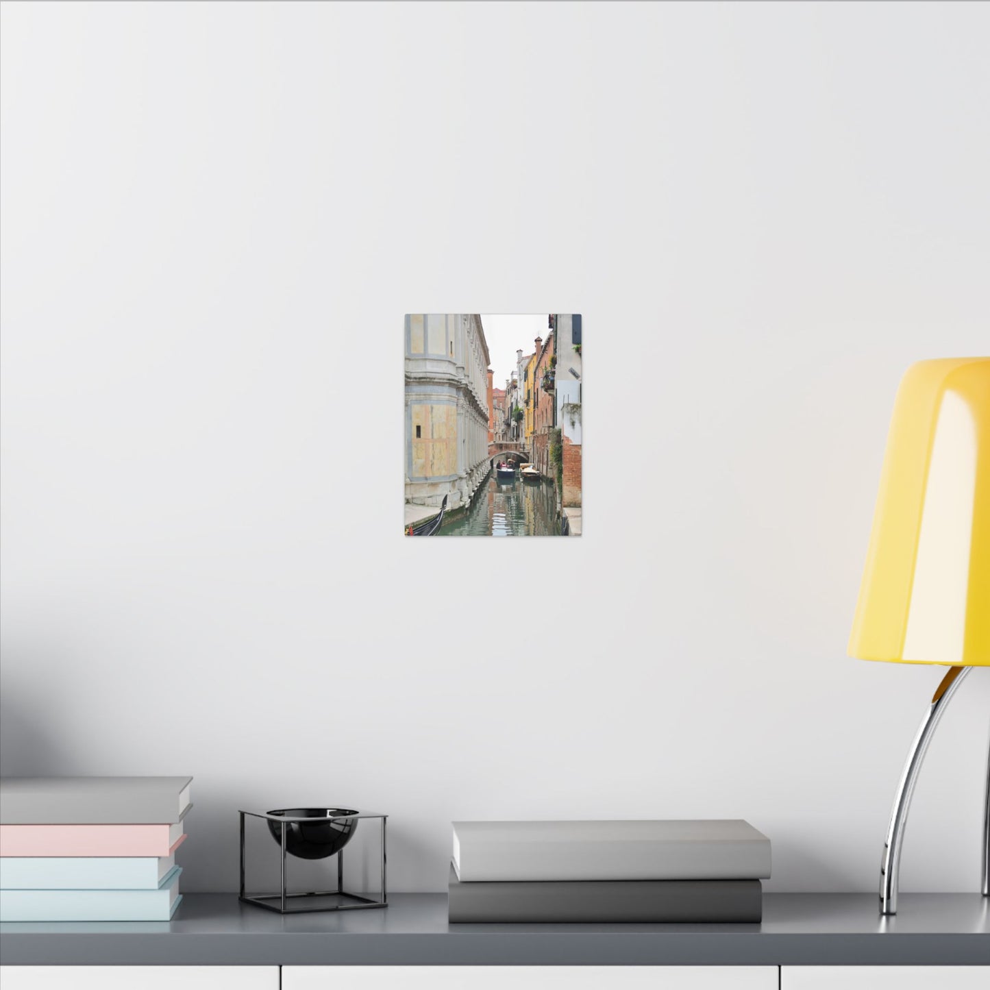 Venice Gondolas Canvas Print — Matte Stretched Wall Art