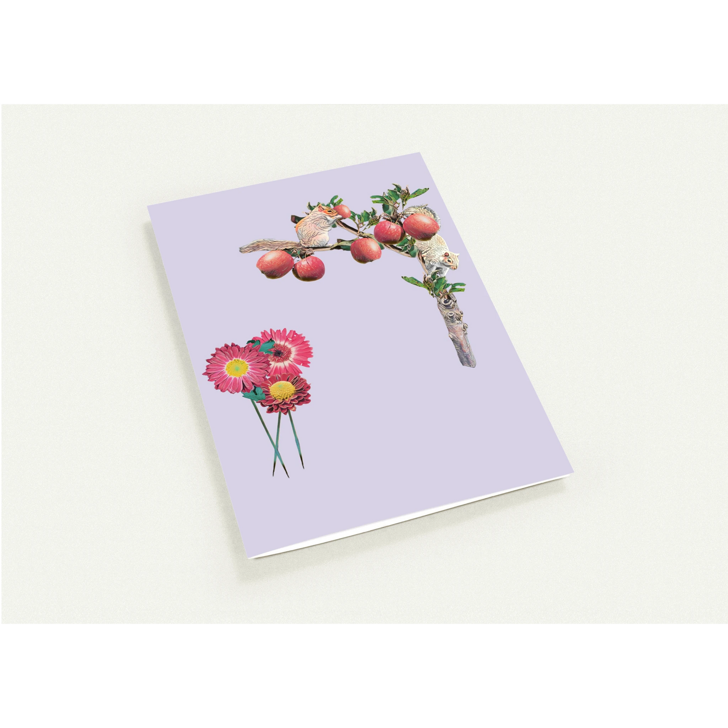 autumn-squirrel-and-apples-greeting-cards-pack-of-10-personalized-cards - front view