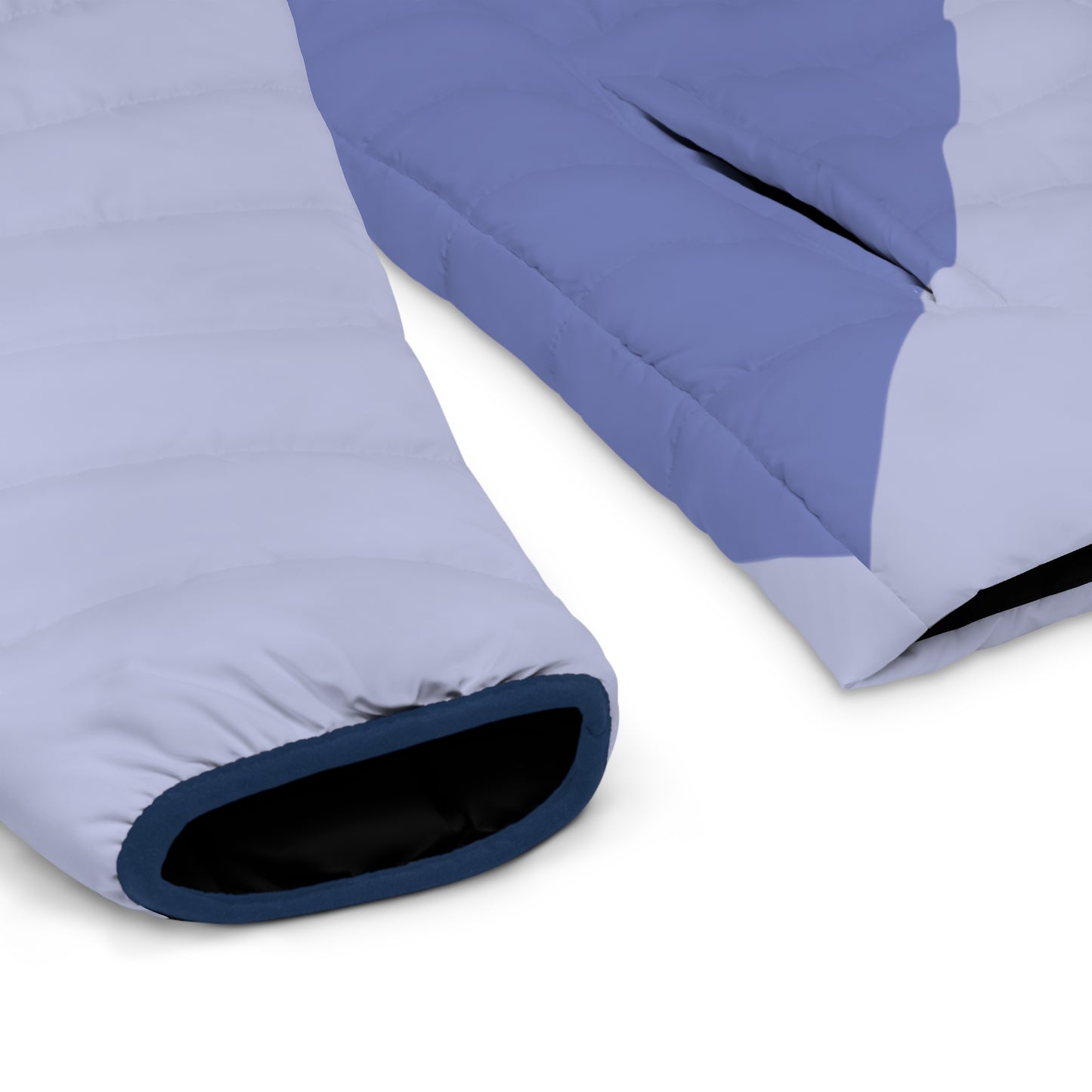 Plain Foliage Explosion double Blues Puffer Jacket