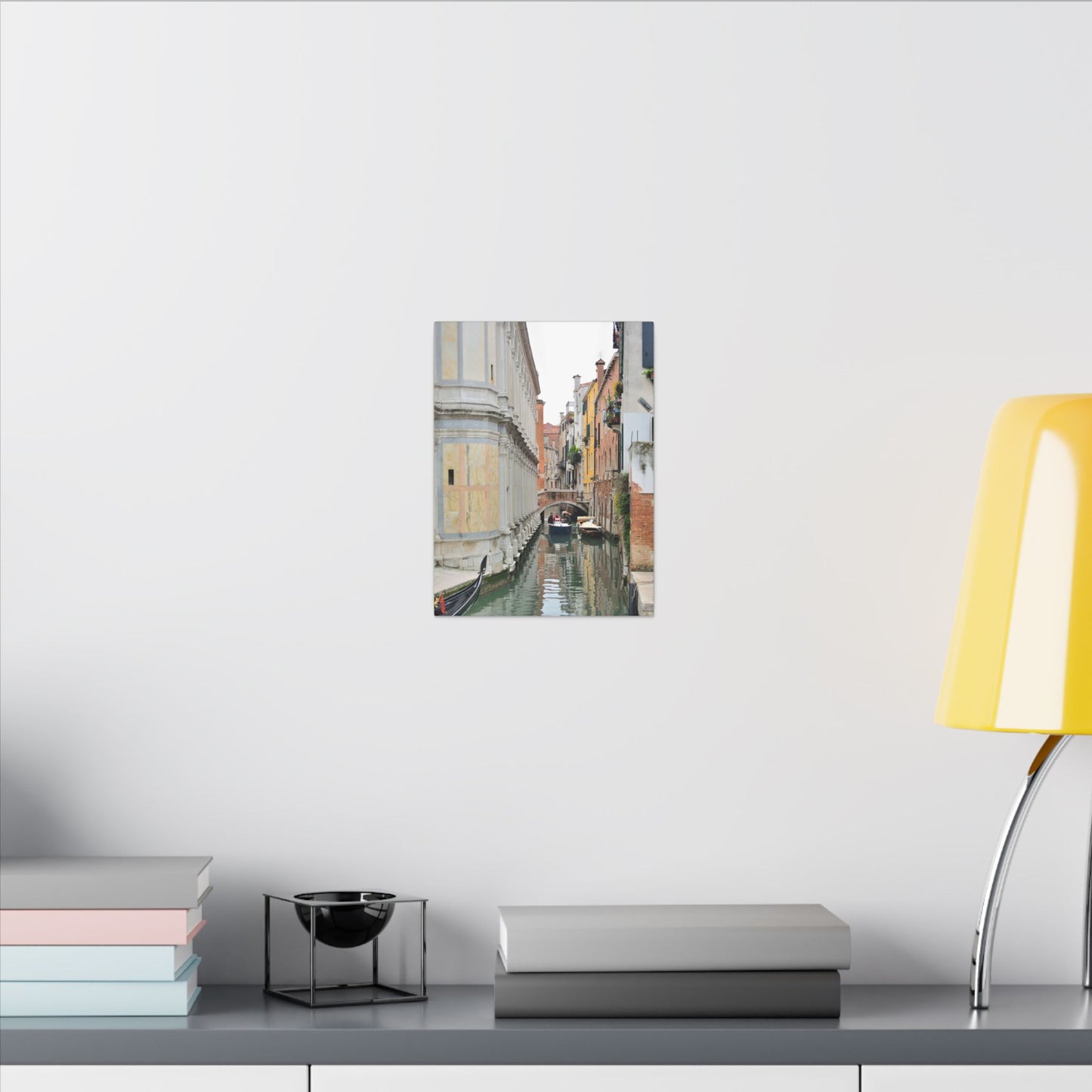 Venice Gondolas Canvas Print — Matte Stretched Wall Art