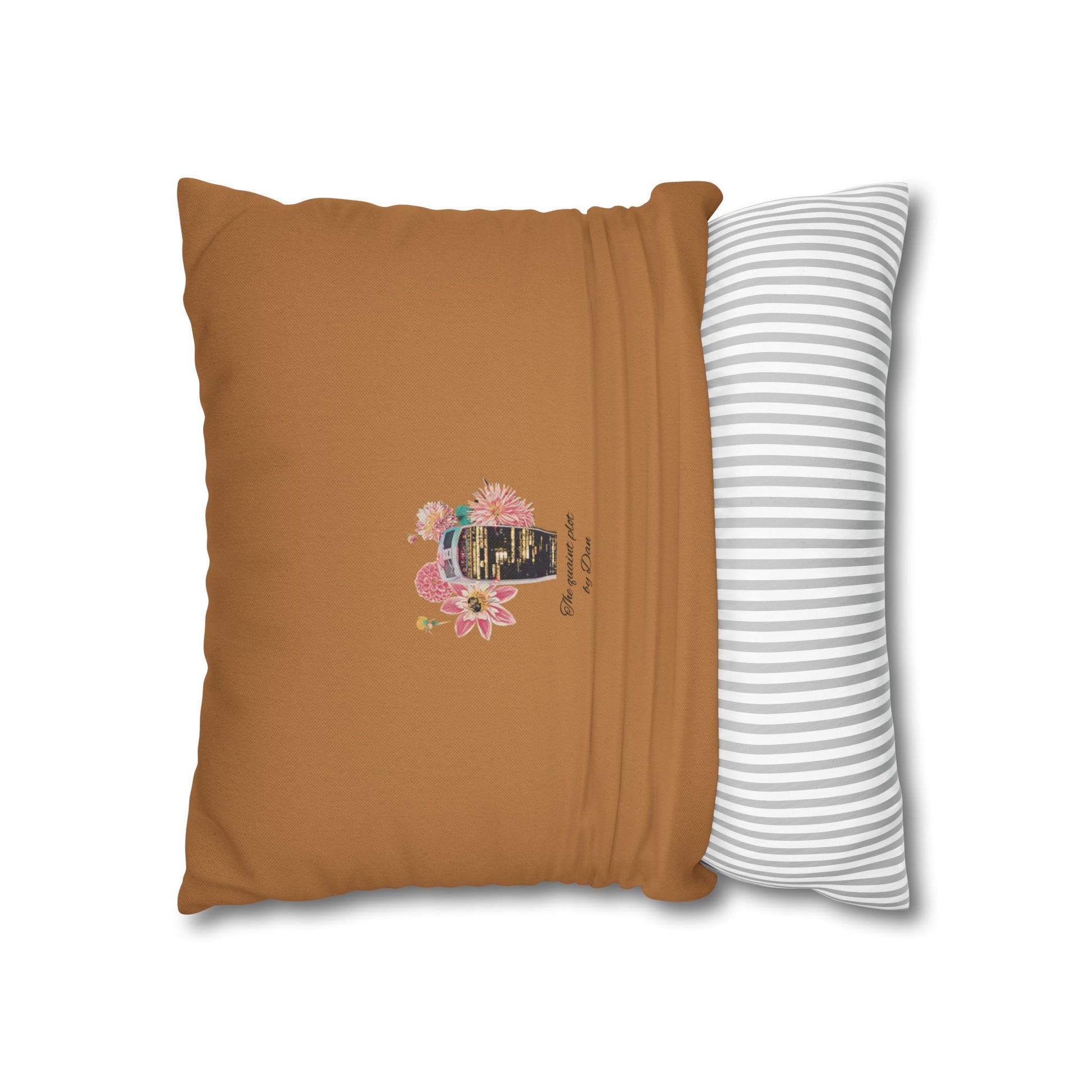pillowcase-london-landmarks-autumn-floral-foliage - front view