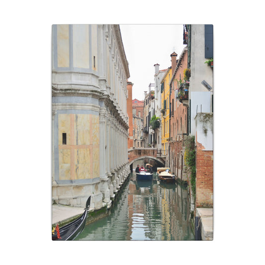 Venice Gondolas Canvas Print — Matte Stretched Wall Art
