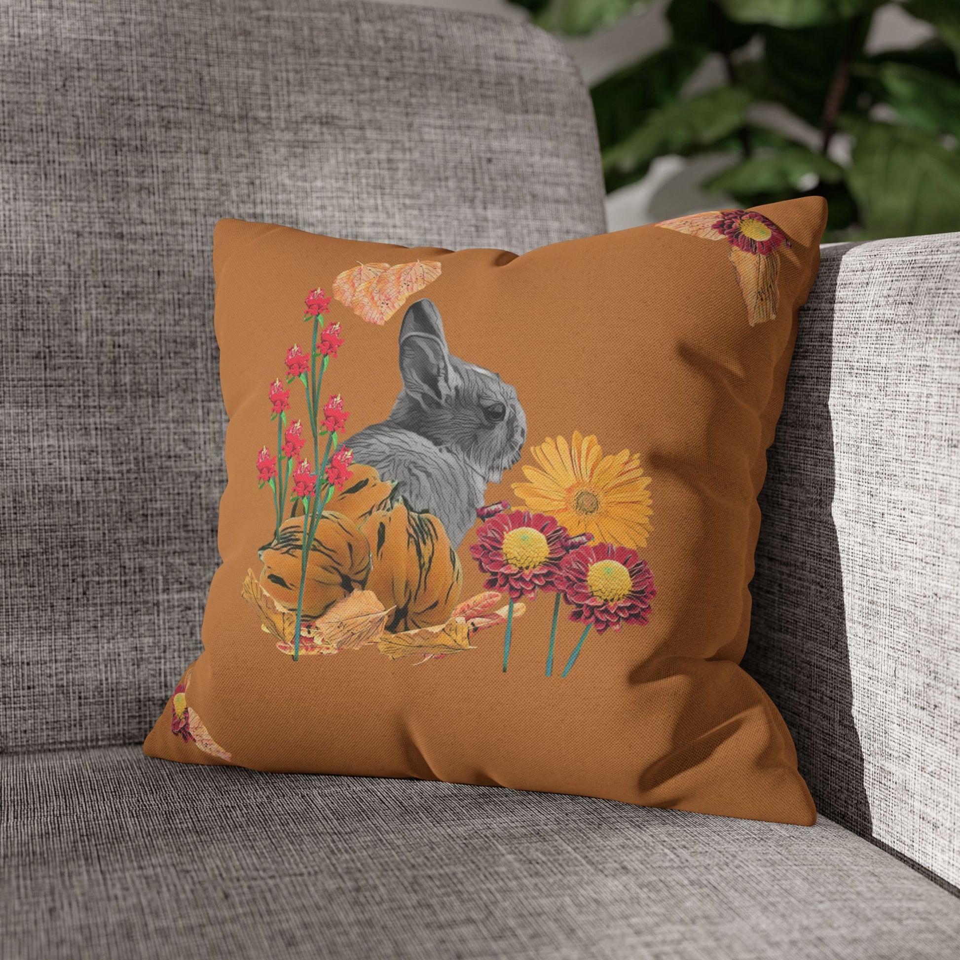 nature-themed-decorative-pillowcase-cozy-home-accent-gift-for-nature-lovers-fall-decor-eco-friendly-cushion-cover - front view