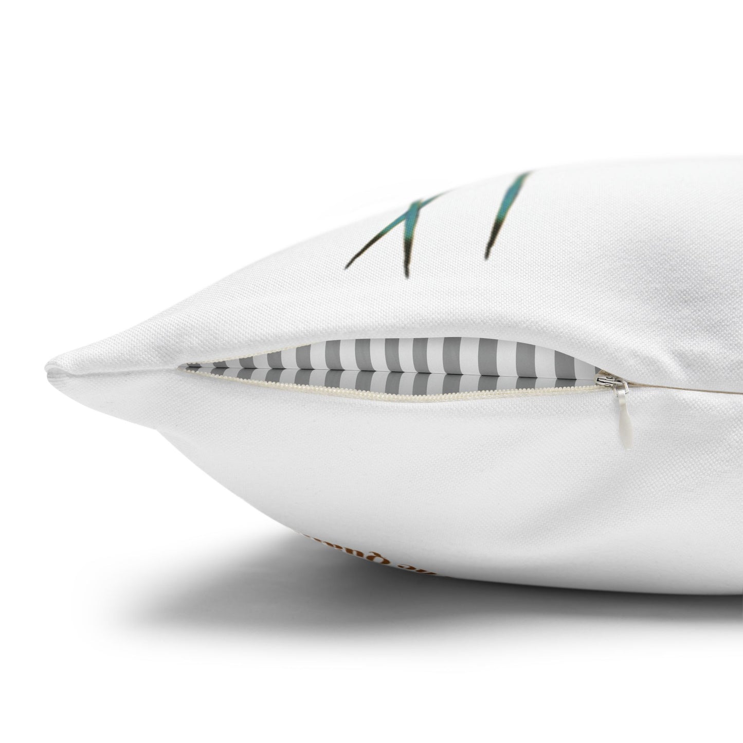 white-pillowcase-squirrels-and-apple-tree-floral-design - front view