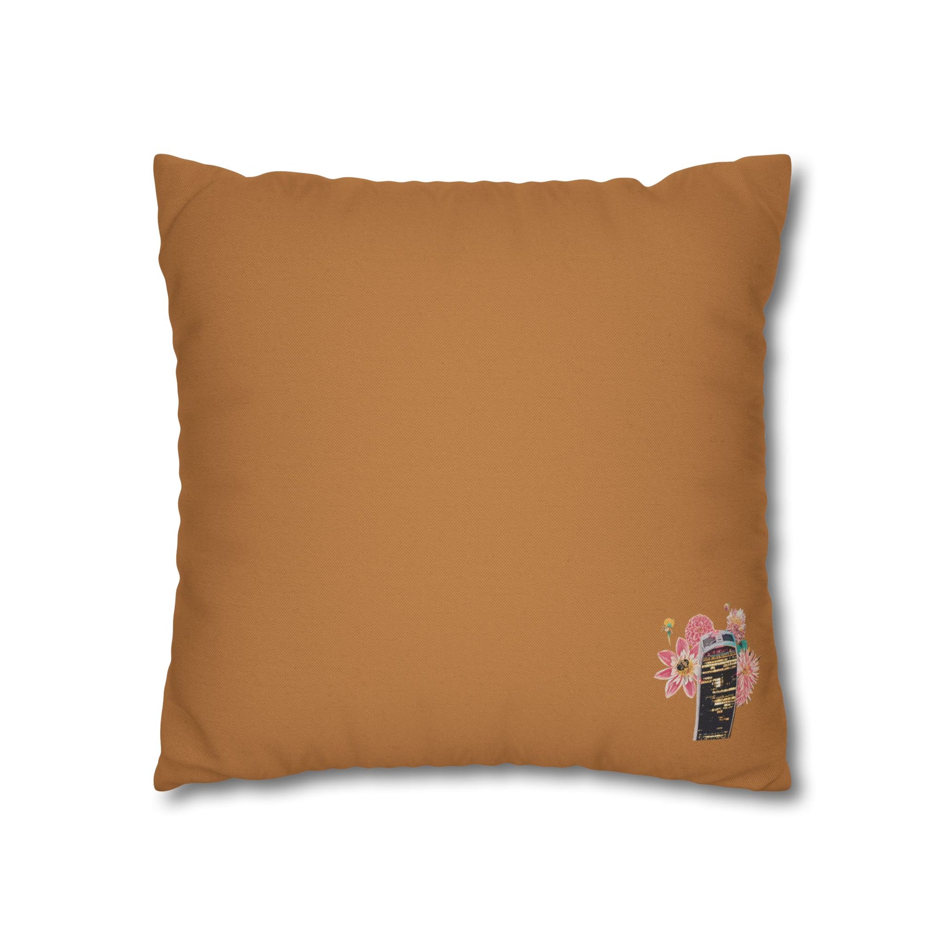 no-leaves-pillowcase-cozy-fox-pumpkins-and-chrysanthemum-autumn-leaves-design - front view