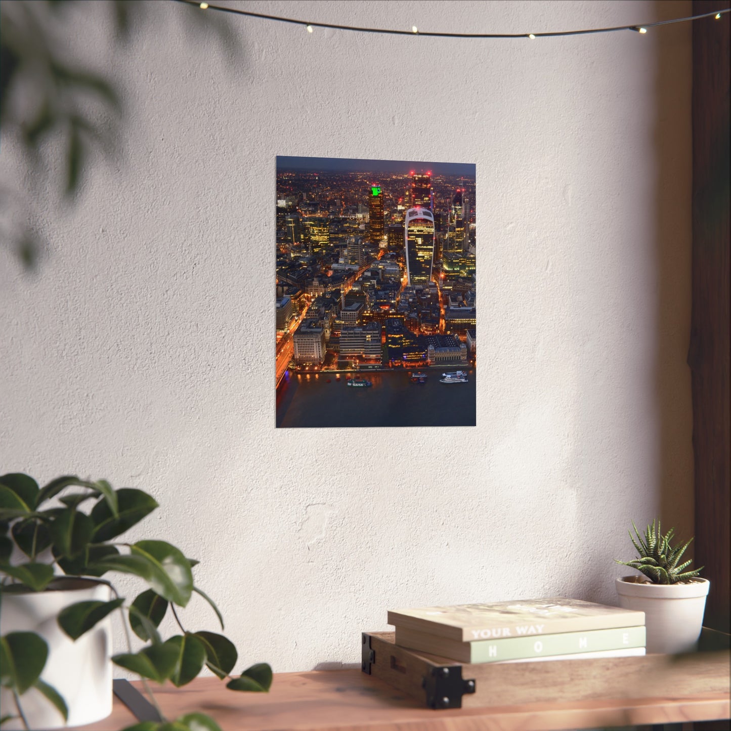 urban-nightscape-fine-art-poster-city-decor-wall-art-home-decoration-gift-for-art-lovers-modern-aesthetic - front view