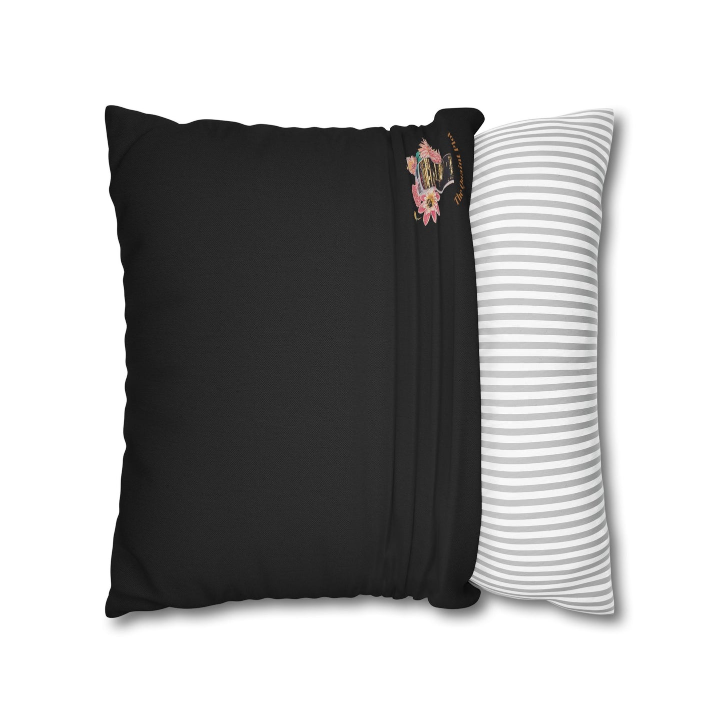 pillowcase-cozy-fox-pumpkins-and-chrysanthemum-autumn-leaves-design - front view