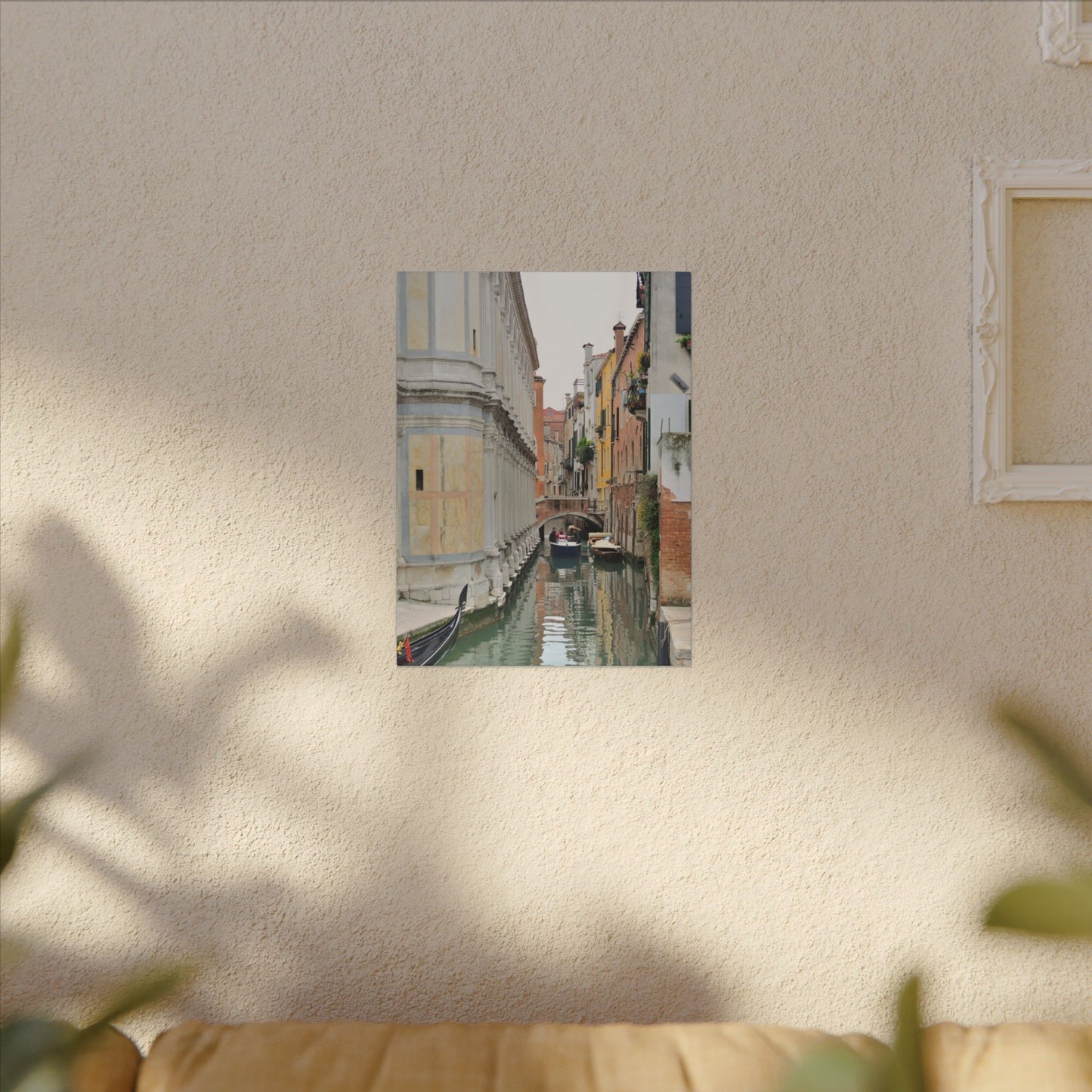 Venice Gondolas Canvas Print — Matte Stretched Wall Art