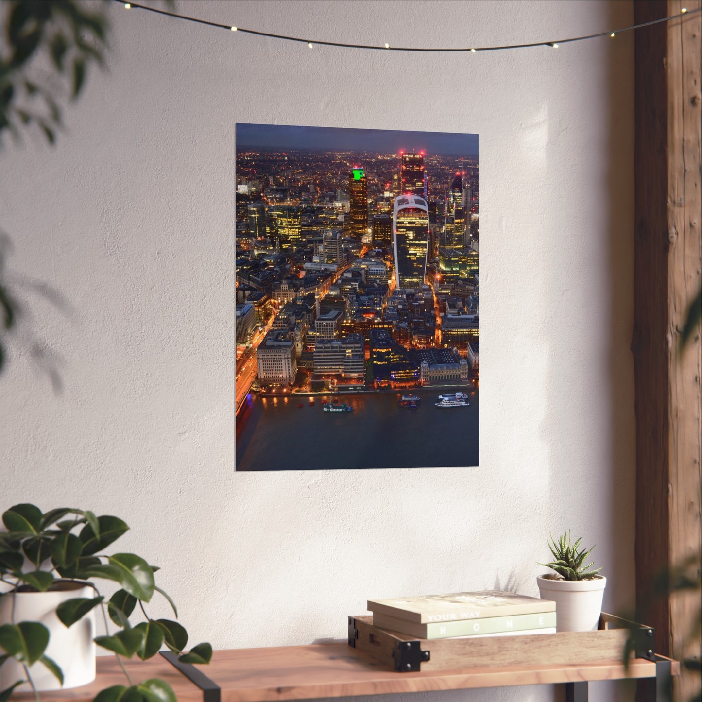 urban-nightscape-fine-art-poster-city-decor-wall-art-home-decoration-gift-for-art-lovers-modern-aesthetic - front view