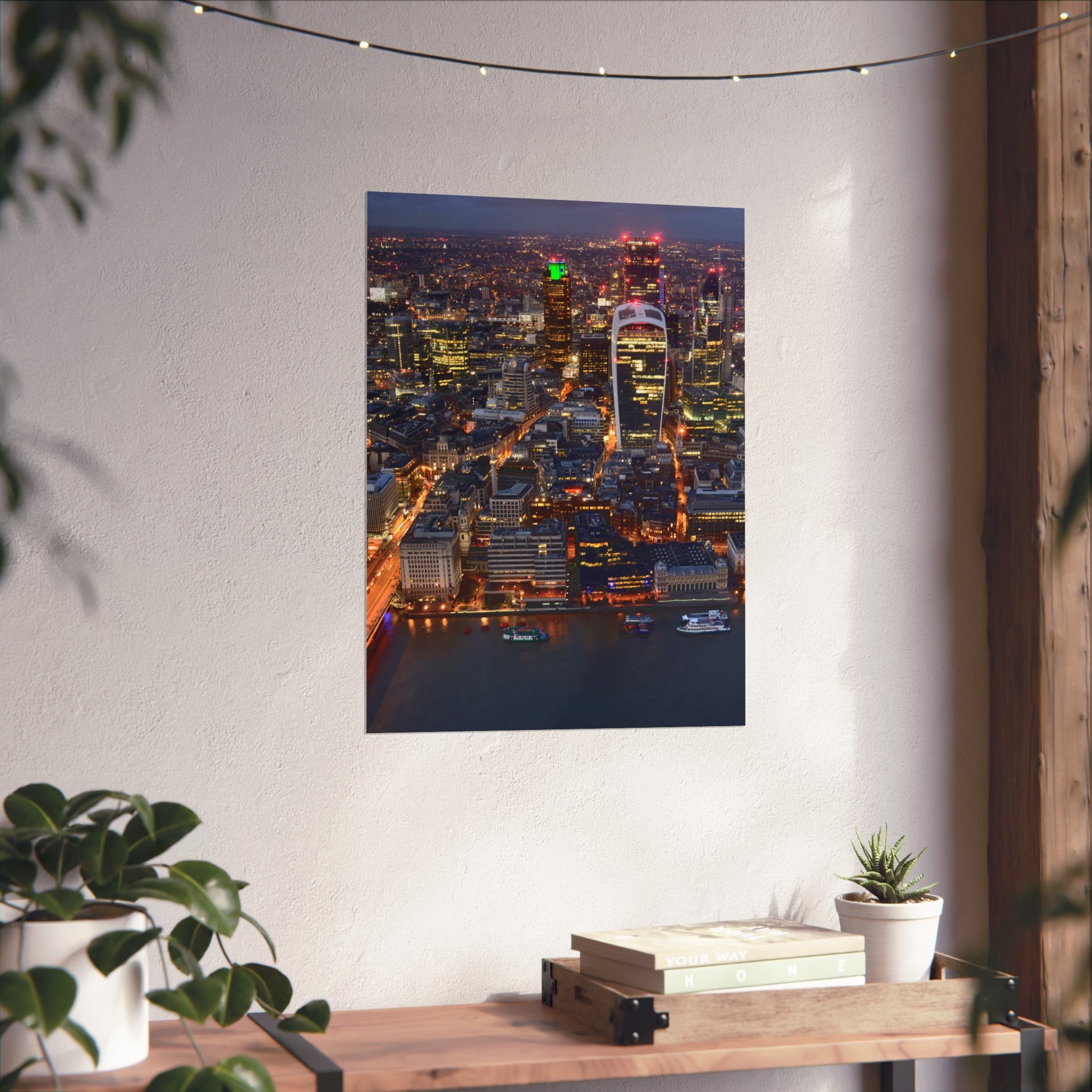 urban-nightscape-fine-art-poster-city-decor-wall-art-home-decoration-gift-for-art-lovers-modern-aesthetic - front view