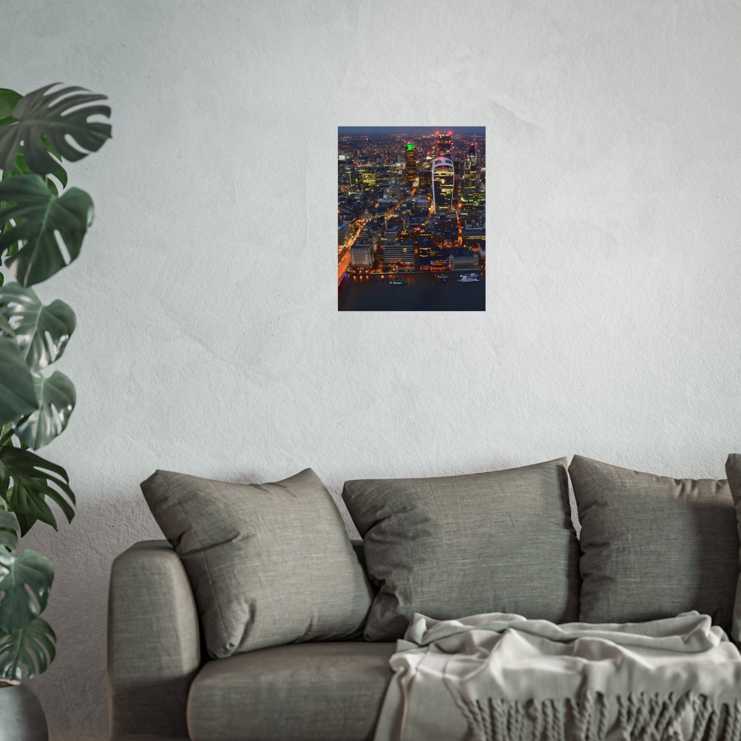urban-nightscape-fine-art-poster-city-decor-wall-art-home-decoration-gift-for-art-lovers-modern-aesthetic - front view