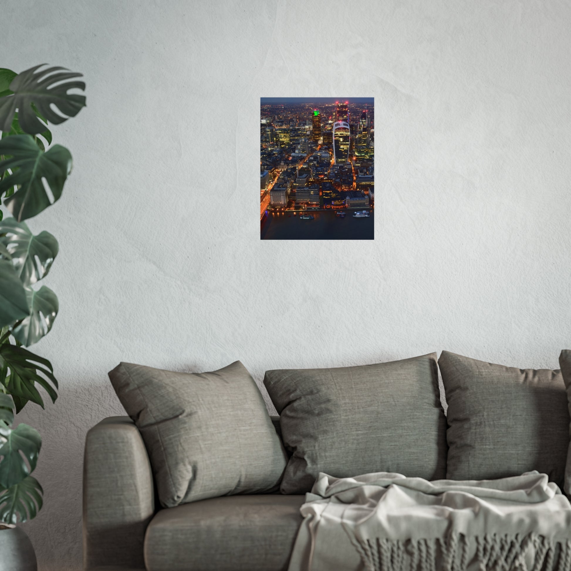 urban-nightscape-fine-art-poster-city-decor-wall-art-home-decoration-gift-for-art-lovers-modern-aesthetic - front view