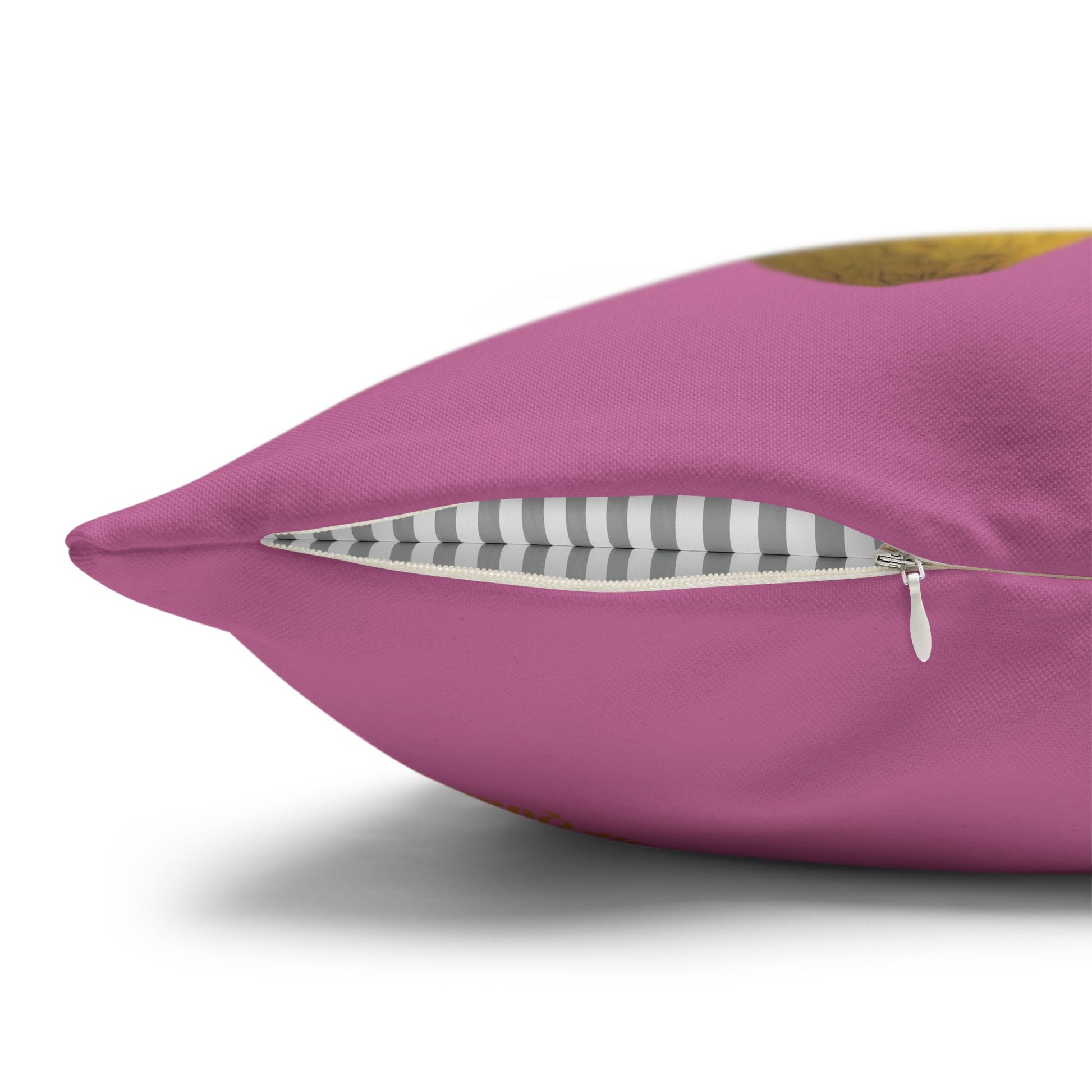 light-pink-pillowcase-robin-and-pears-tree-and-sunflower-design - front view