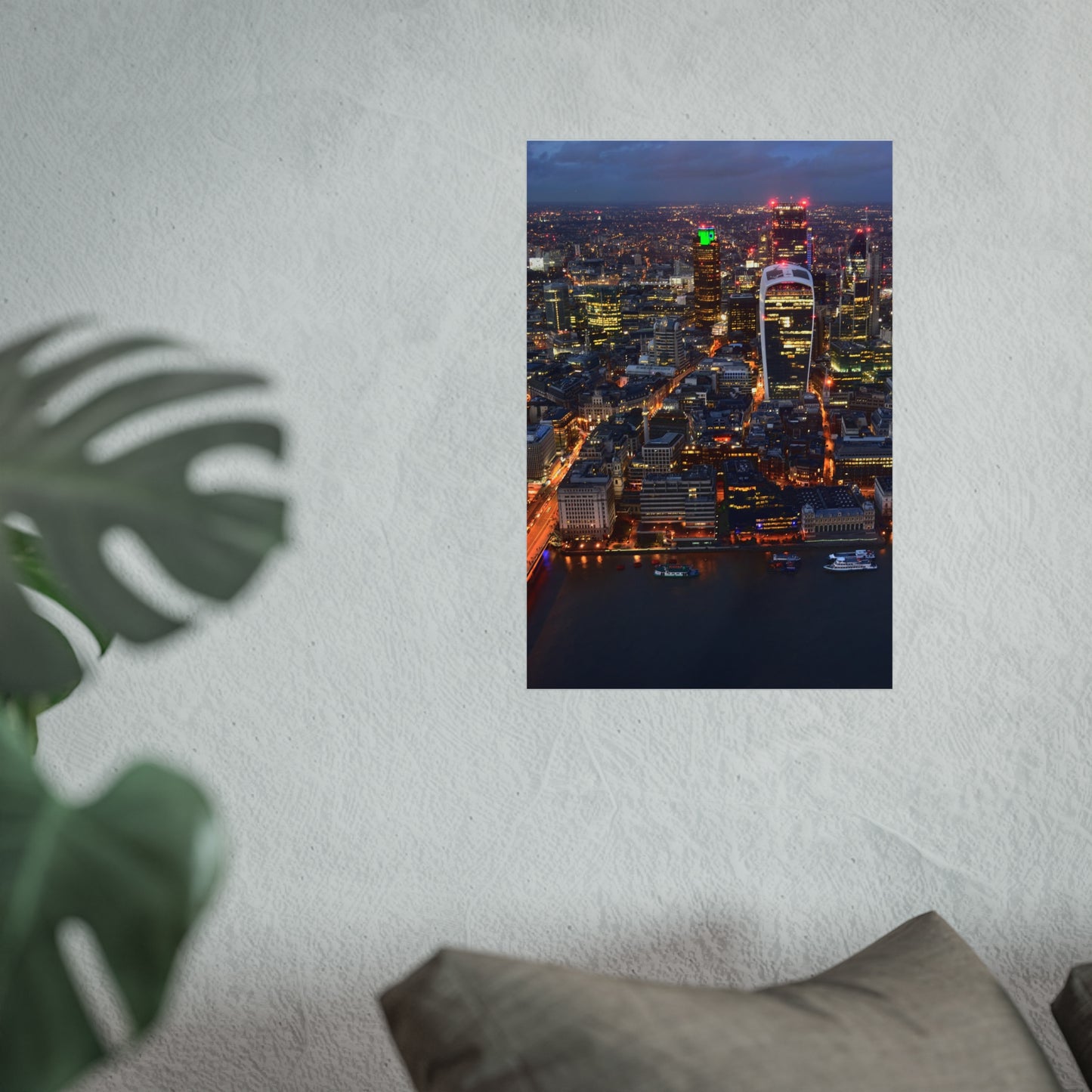 urban-nightscape-fine-art-poster-city-decor-wall-art-home-decoration-gift-for-art-lovers-modern-aesthetic - front view