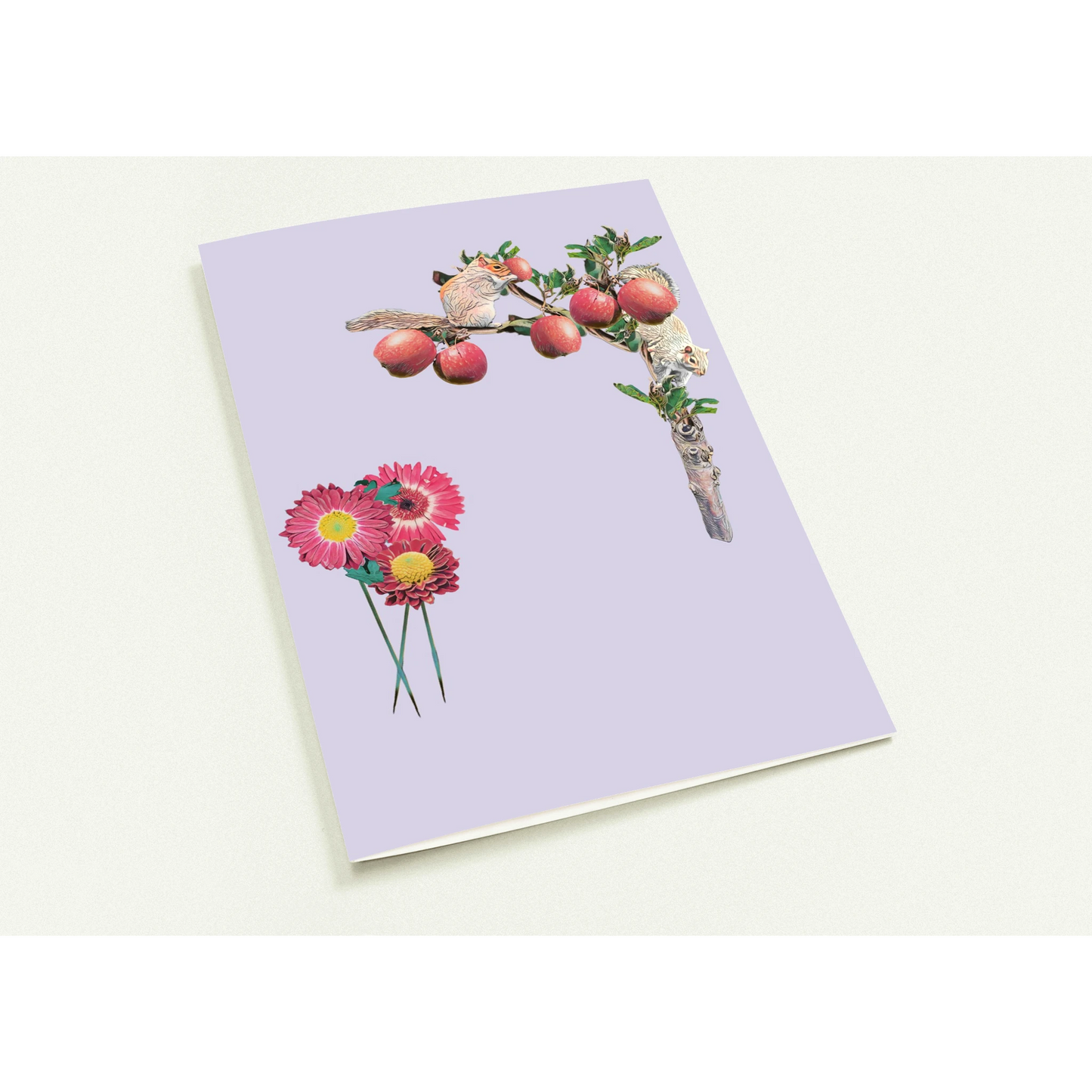 autumn-squirrel-and-apples-greeting-cards-pack-of-10-personalized-cards - front view