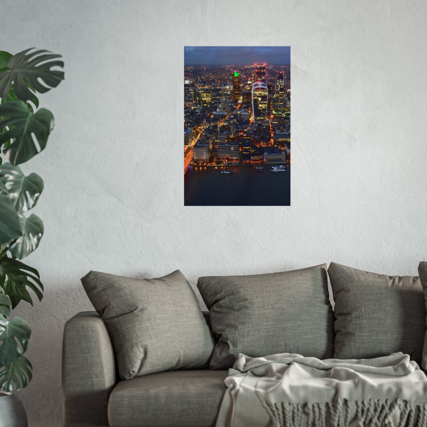 urban-nightscape-fine-art-poster-city-decor-wall-art-home-decoration-gift-for-art-lovers-modern-aesthetic - front view