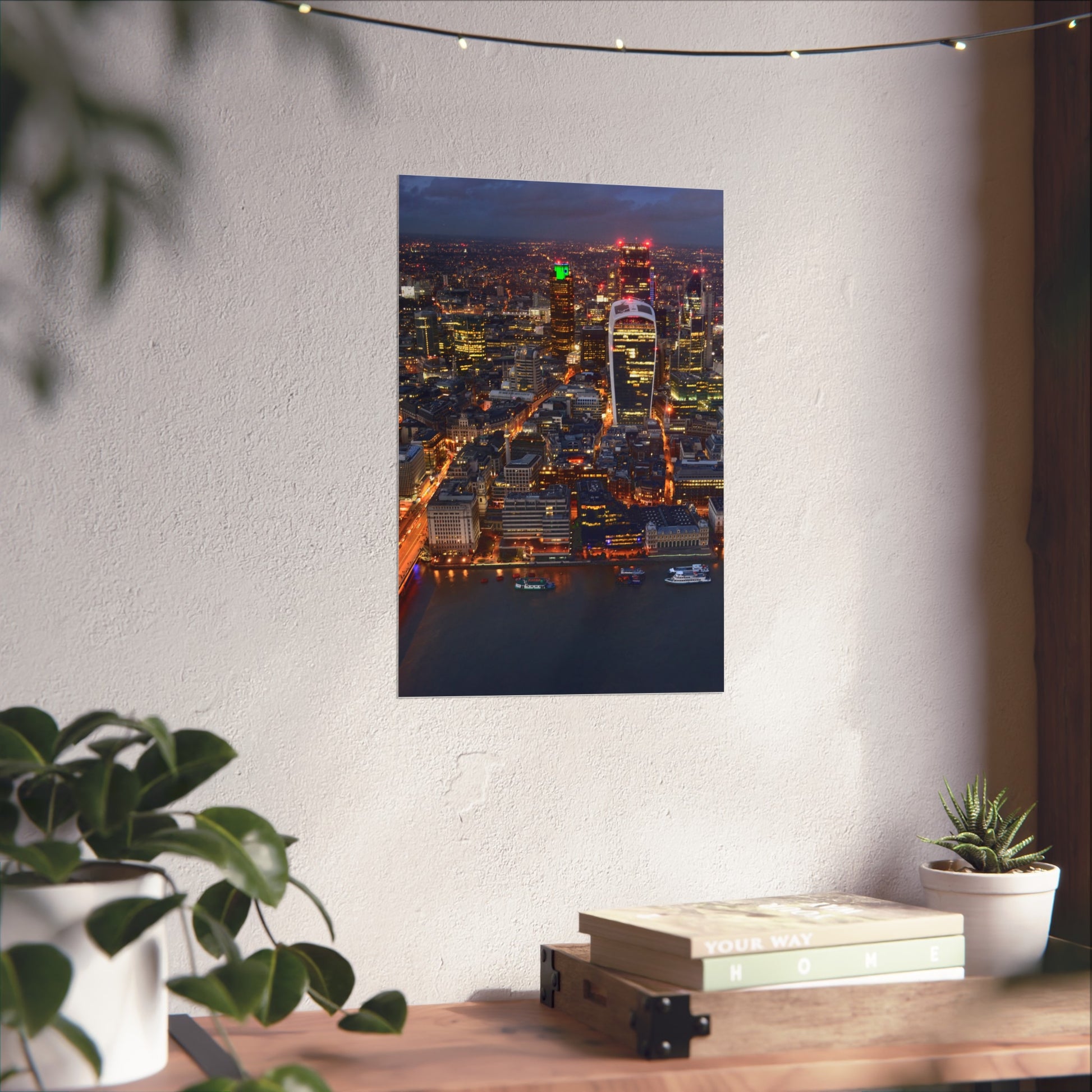 urban-nightscape-fine-art-poster-city-decor-wall-art-home-decoration-gift-for-art-lovers-modern-aesthetic - front view