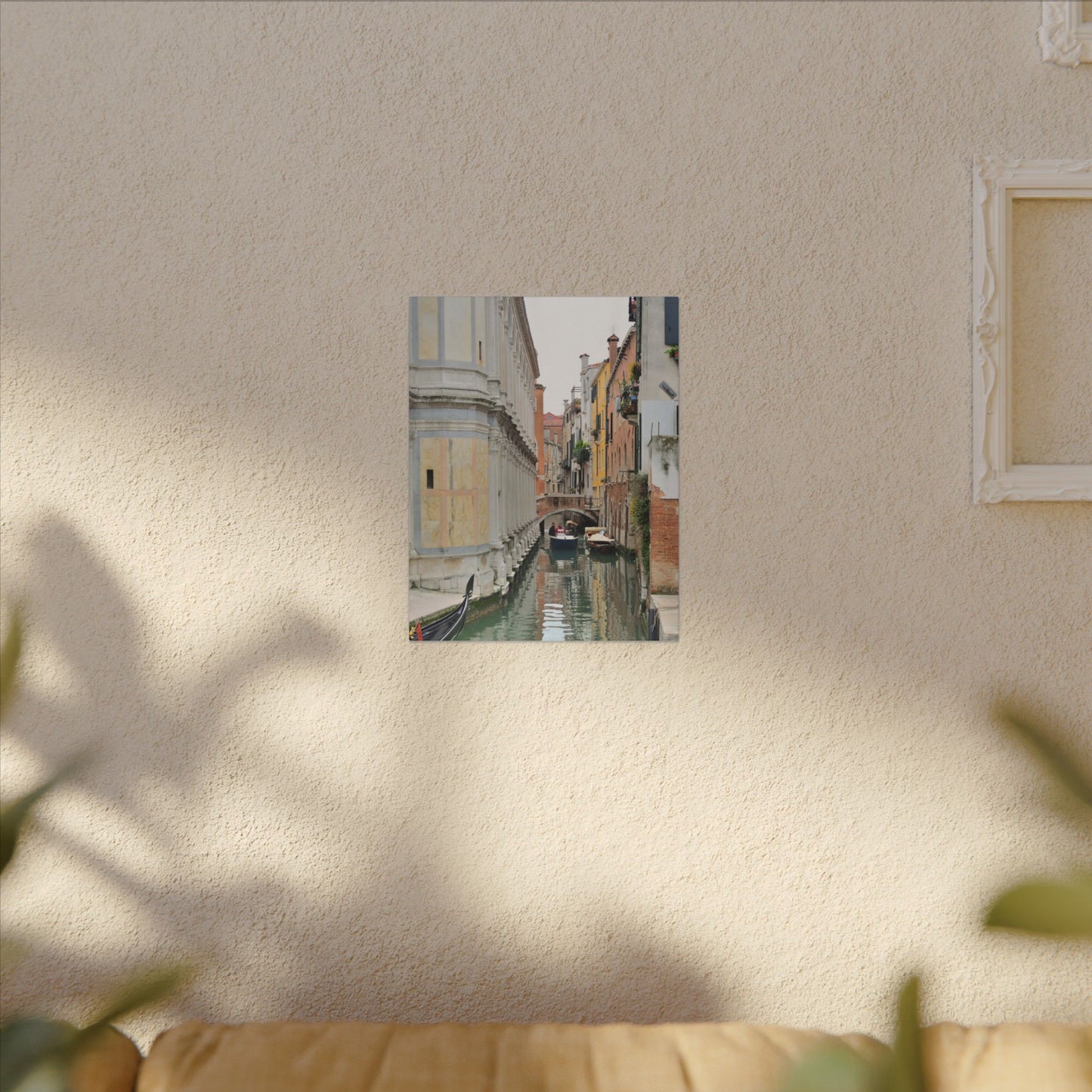 Venice Gondolas Canvas Print — Matte Stretched Wall Art