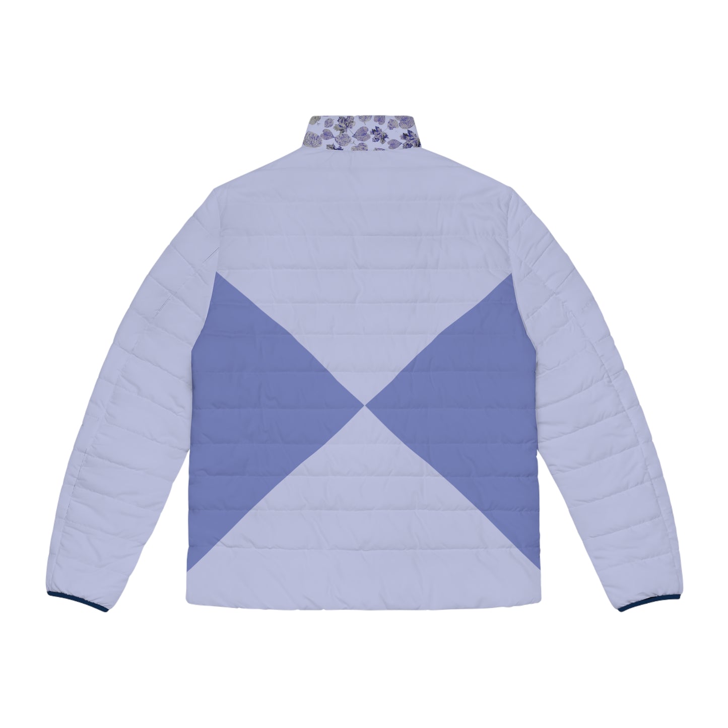 Plain Foliage Explosion double Blues Puffer Jacket