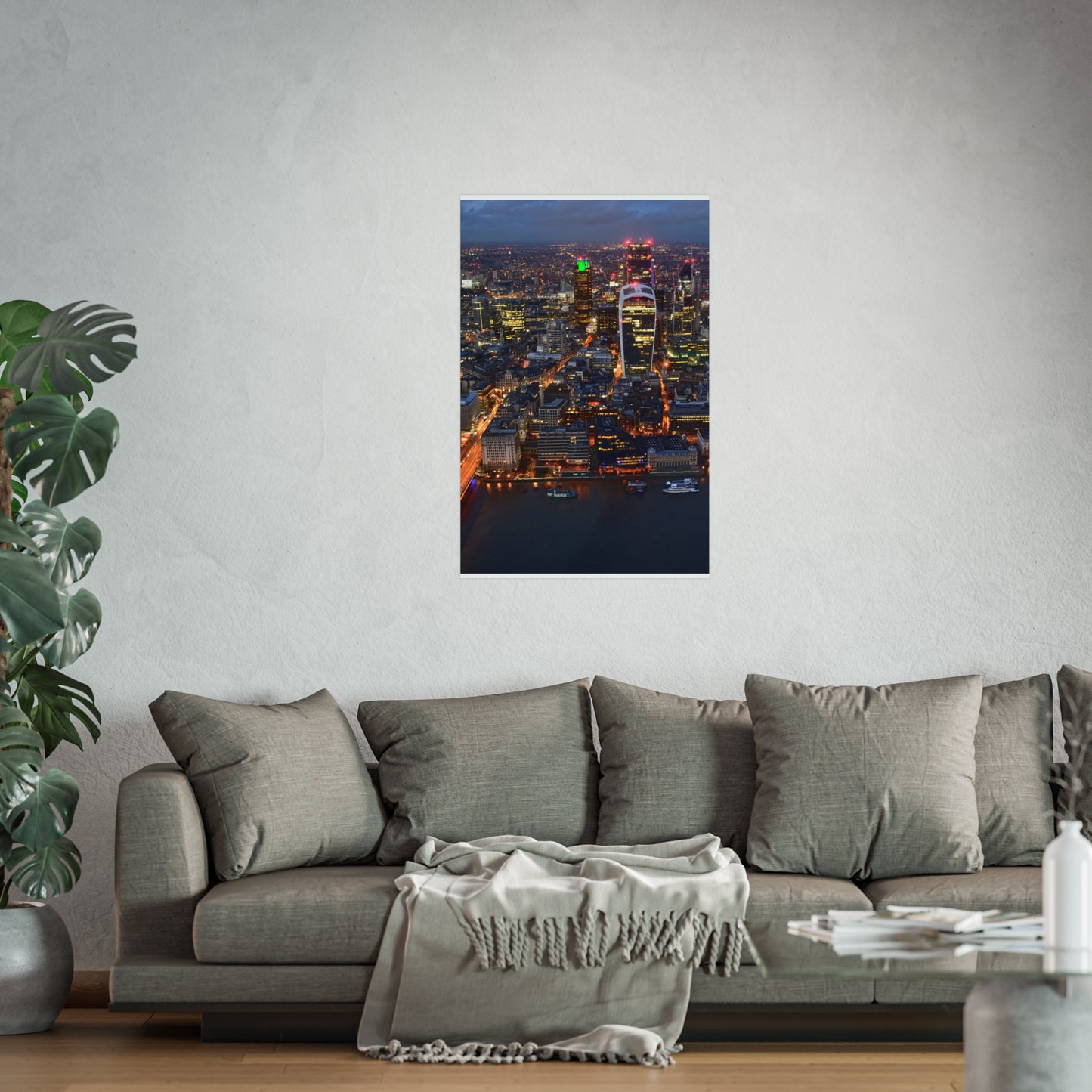 urban-nightscape-fine-art-poster-city-decor-wall-art-home-decoration-gift-for-art-lovers-modern-aesthetic - front view