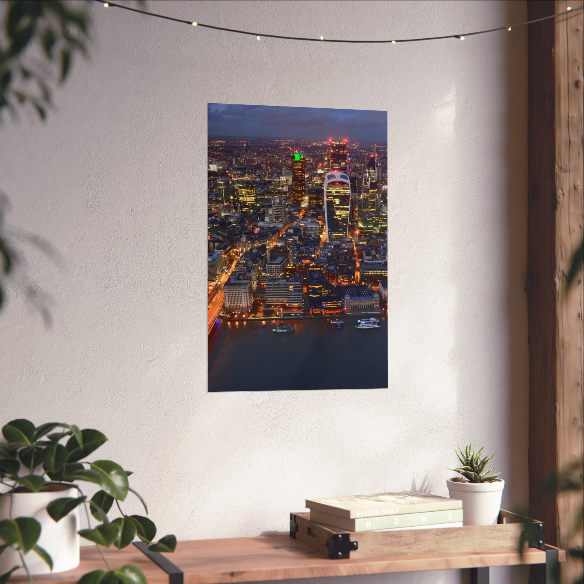 urban-nightscape-fine-art-poster-city-decor-wall-art-home-decoration-gift-for-art-lovers-modern-aesthetic - front view