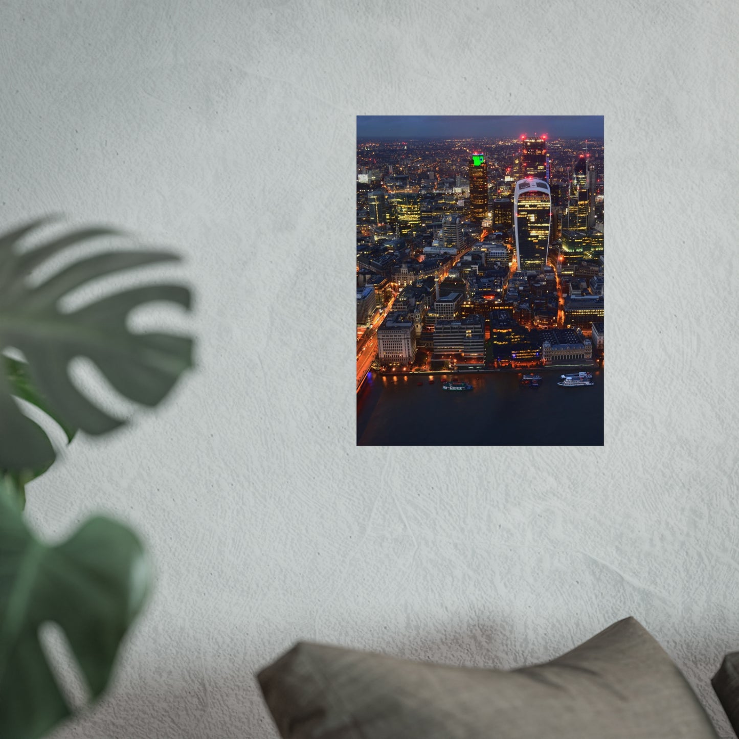 urban-nightscape-fine-art-poster-city-decor-wall-art-home-decoration-gift-for-art-lovers-modern-aesthetic - front view