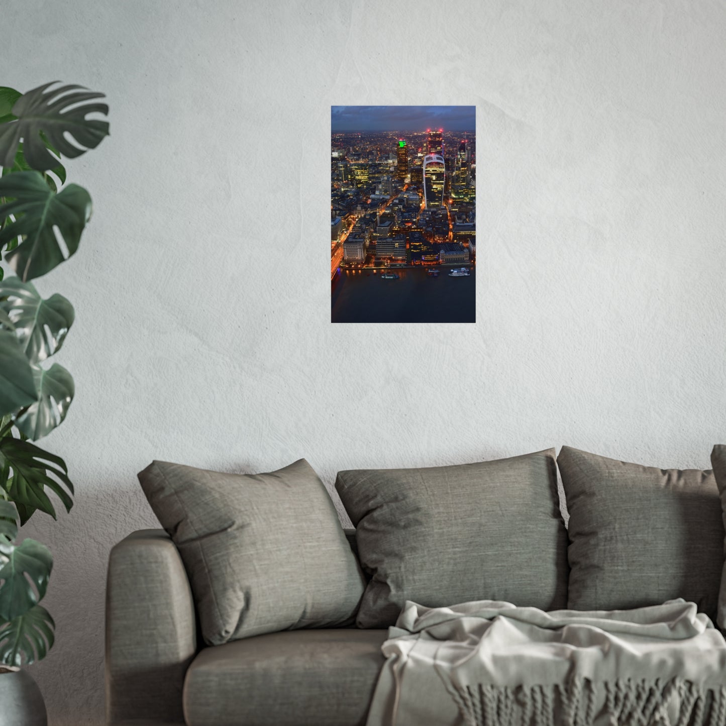 urban-nightscape-fine-art-poster-city-decor-wall-art-home-decoration-gift-for-art-lovers-modern-aesthetic - front view