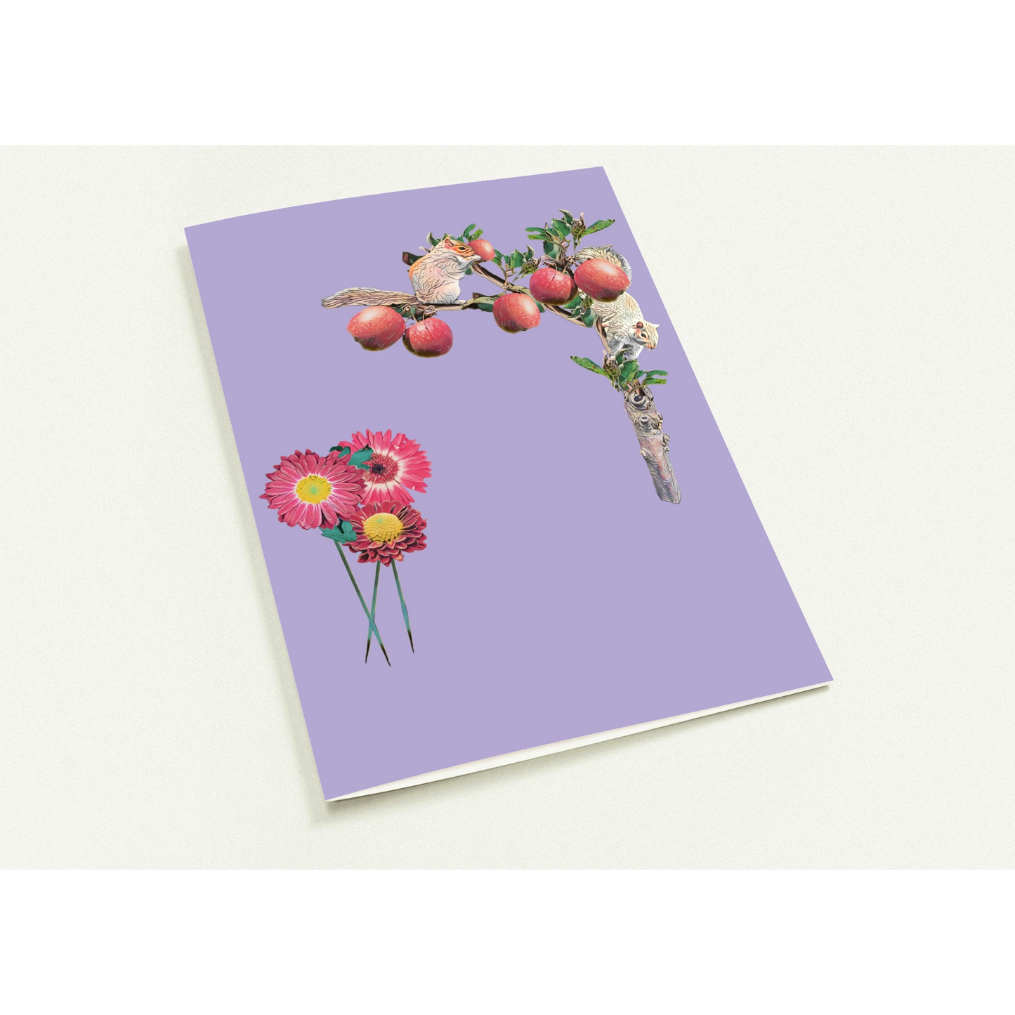 autumn-squirrel-and-apples-greeting-cards-pack-of-10-personalized-cards - front view