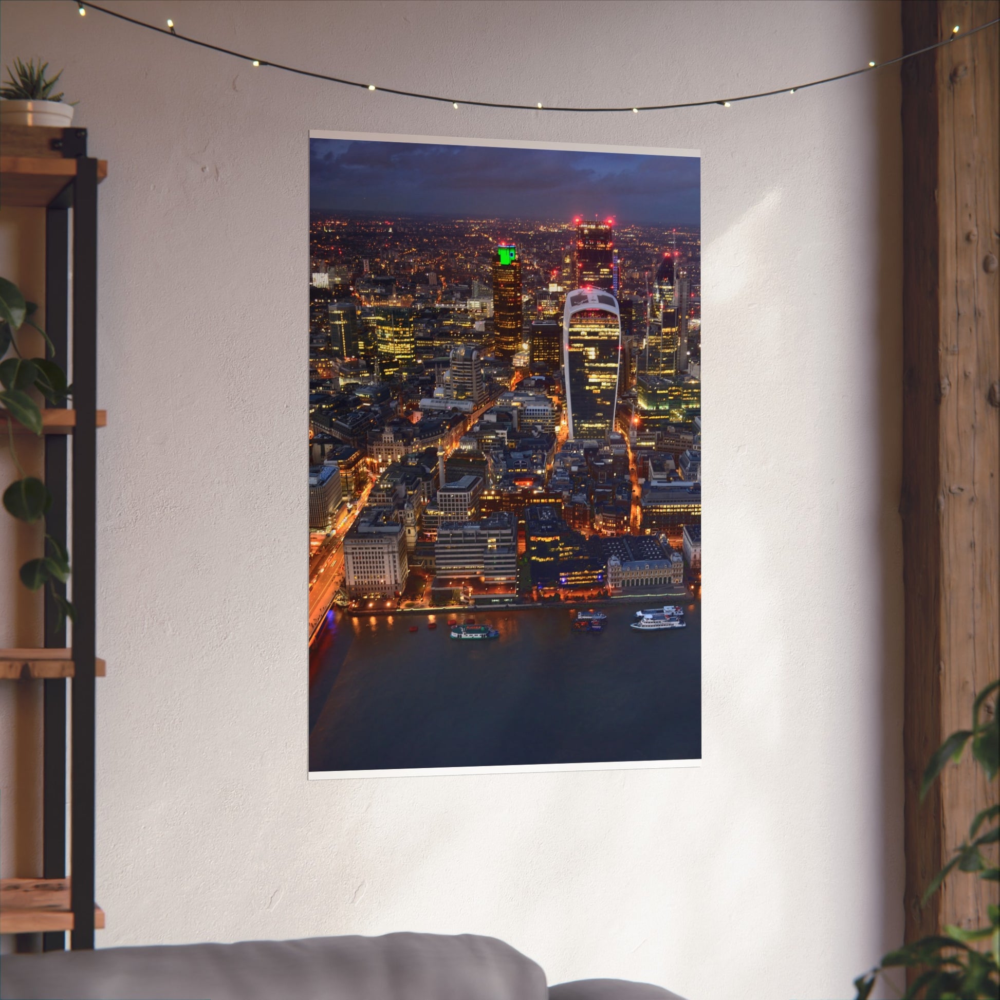 urban-nightscape-fine-art-poster-city-decor-wall-art-home-decoration-gift-for-art-lovers-modern-aesthetic - front view