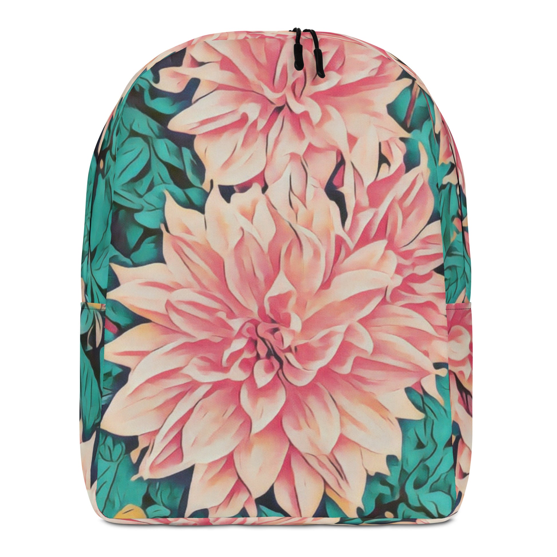 pink-dhalia-backpack - front view