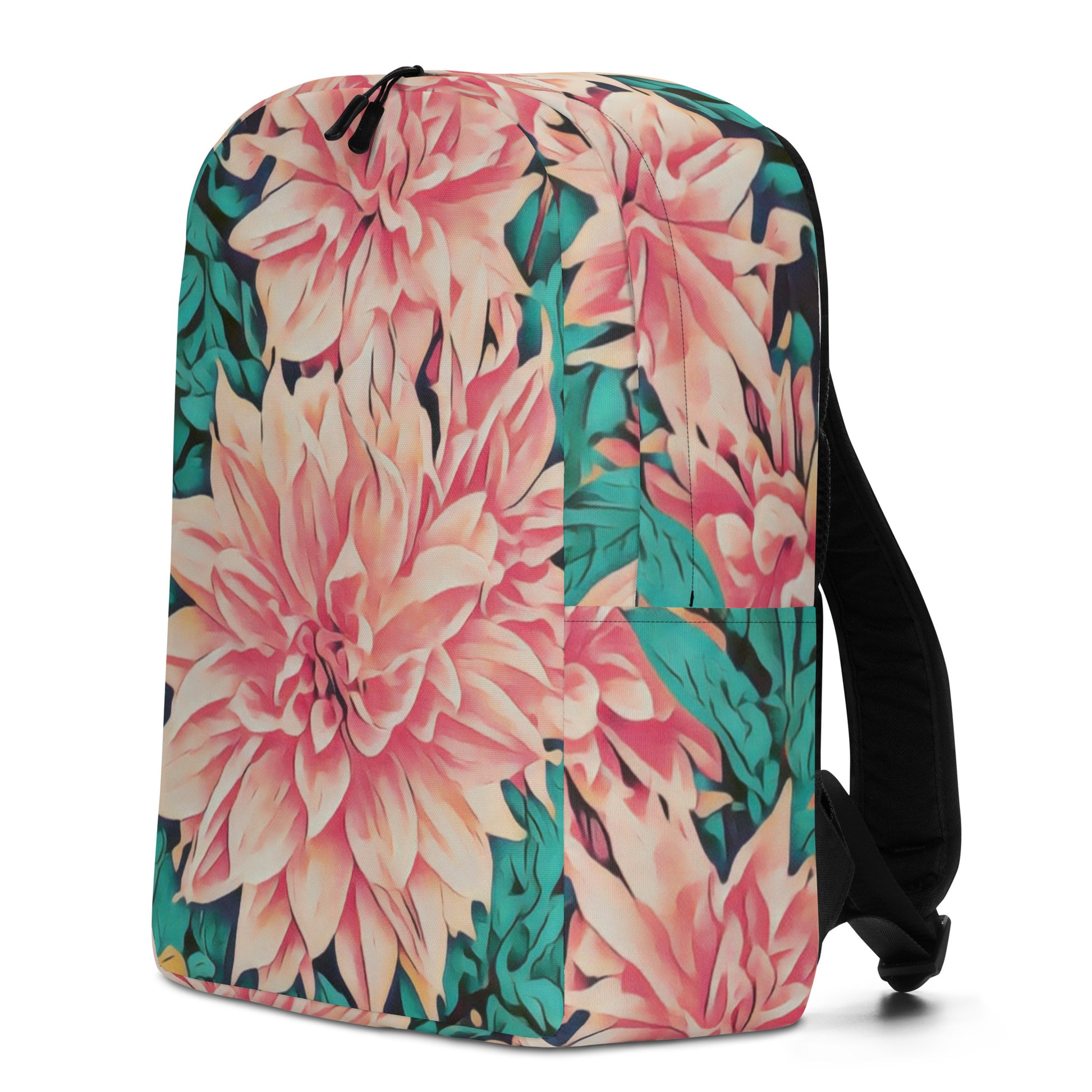 pink-dhalia-backpack - front view