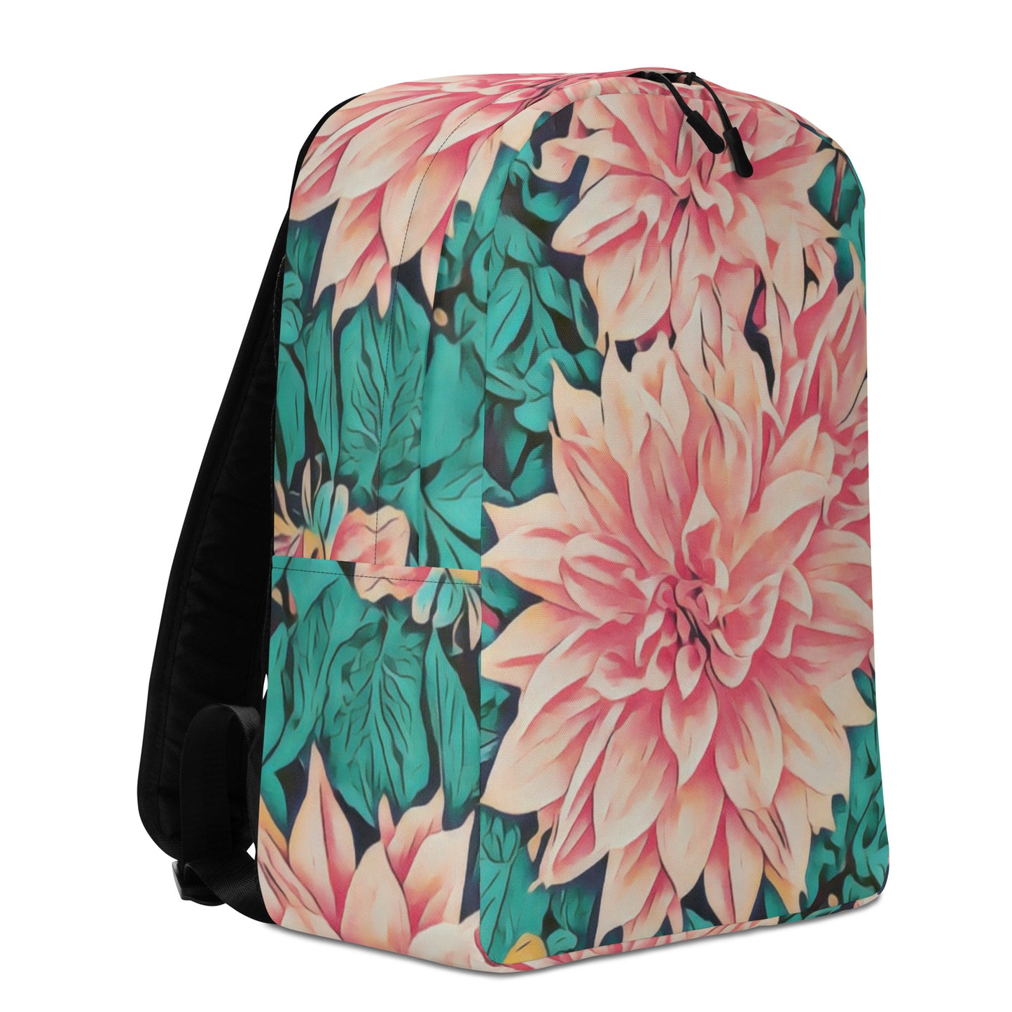 pink-dhalia-backpack - front view