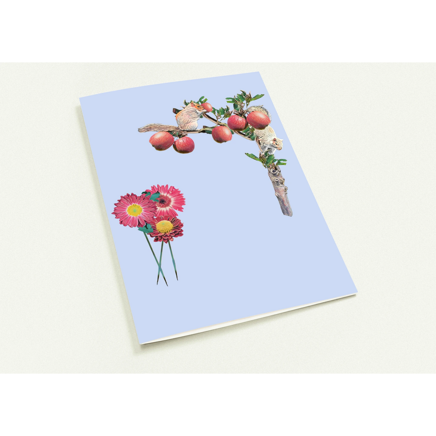 autumn-squirrel-and-apples-greeting-cards-pack-of-10-personalized-cards - front view