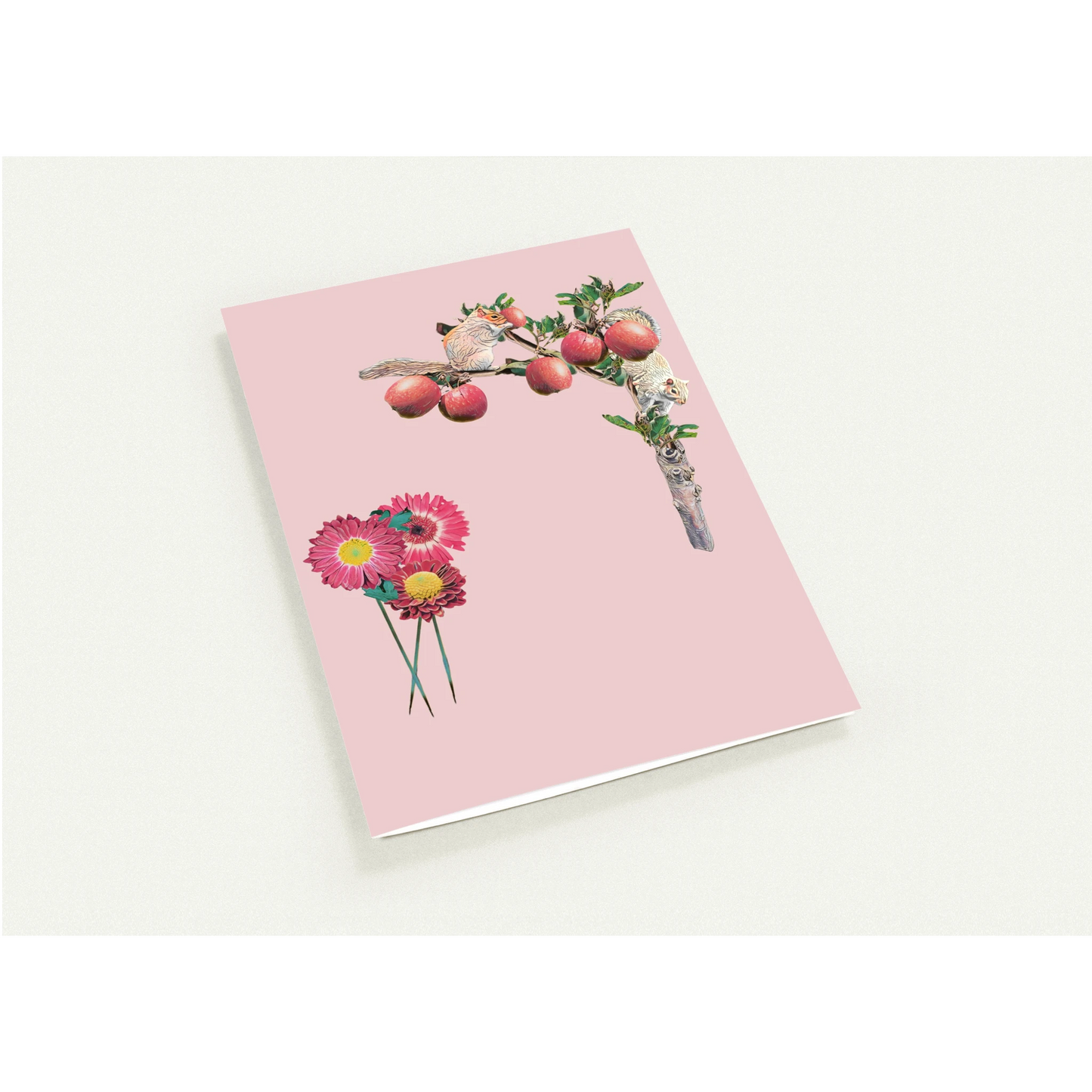 autumn-squirrel-and-apples-greeting-cards-pack-of-10-personalized-cards - front view