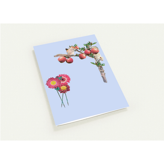 autumn-squirrel-and-apples-greeting-cards-pack-of-10-personalized-cards - front view