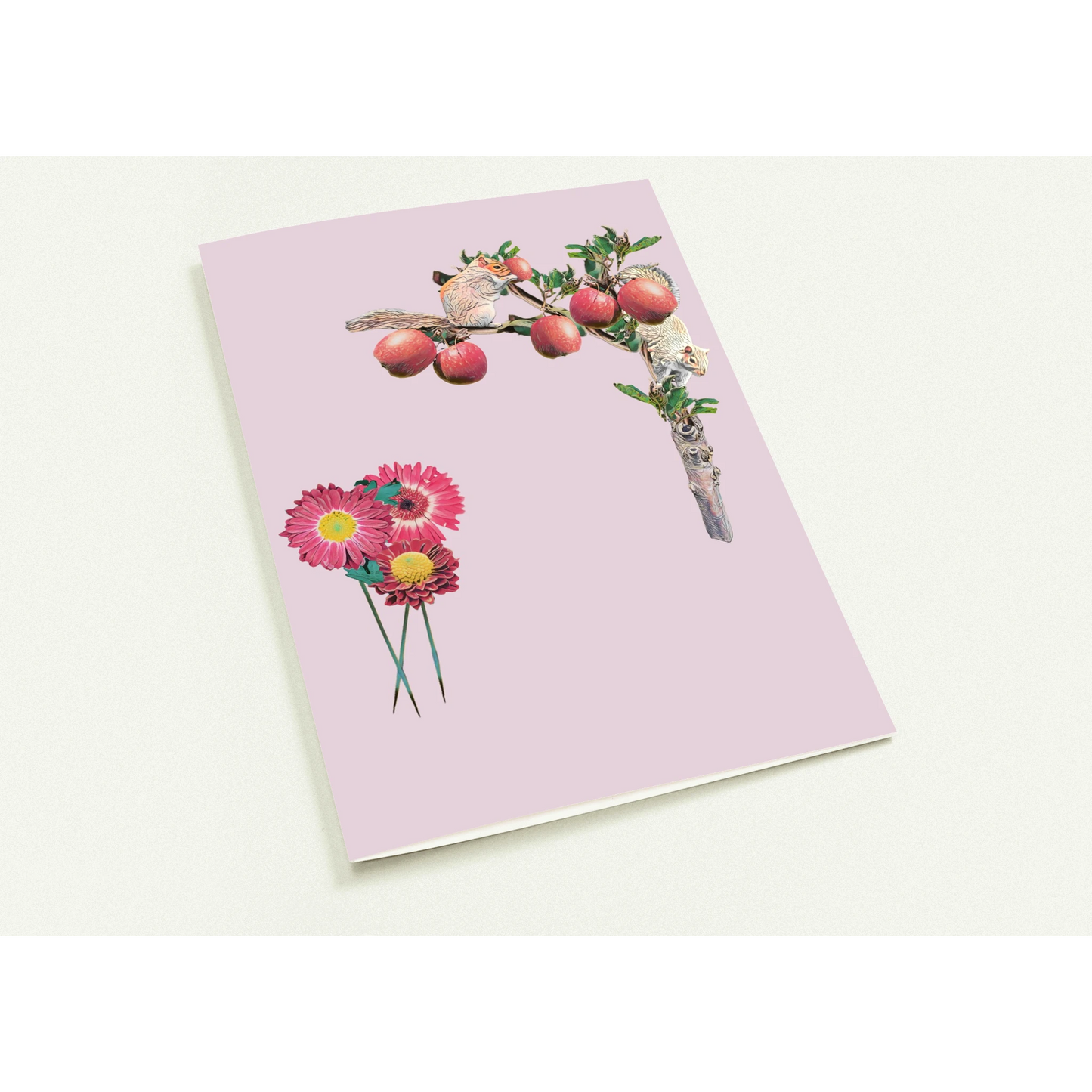 autumn-squirrel-and-apples-greeting-cards-pack-of-10-personalized-cards - front view