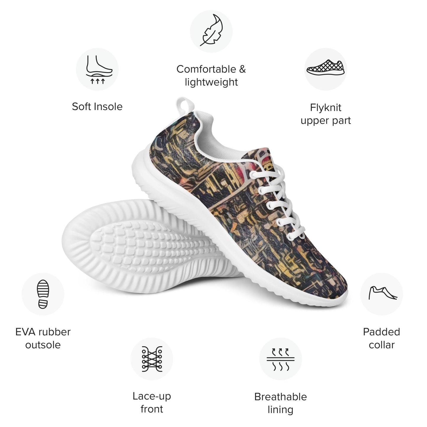 men-s-athletic-shoes - front view