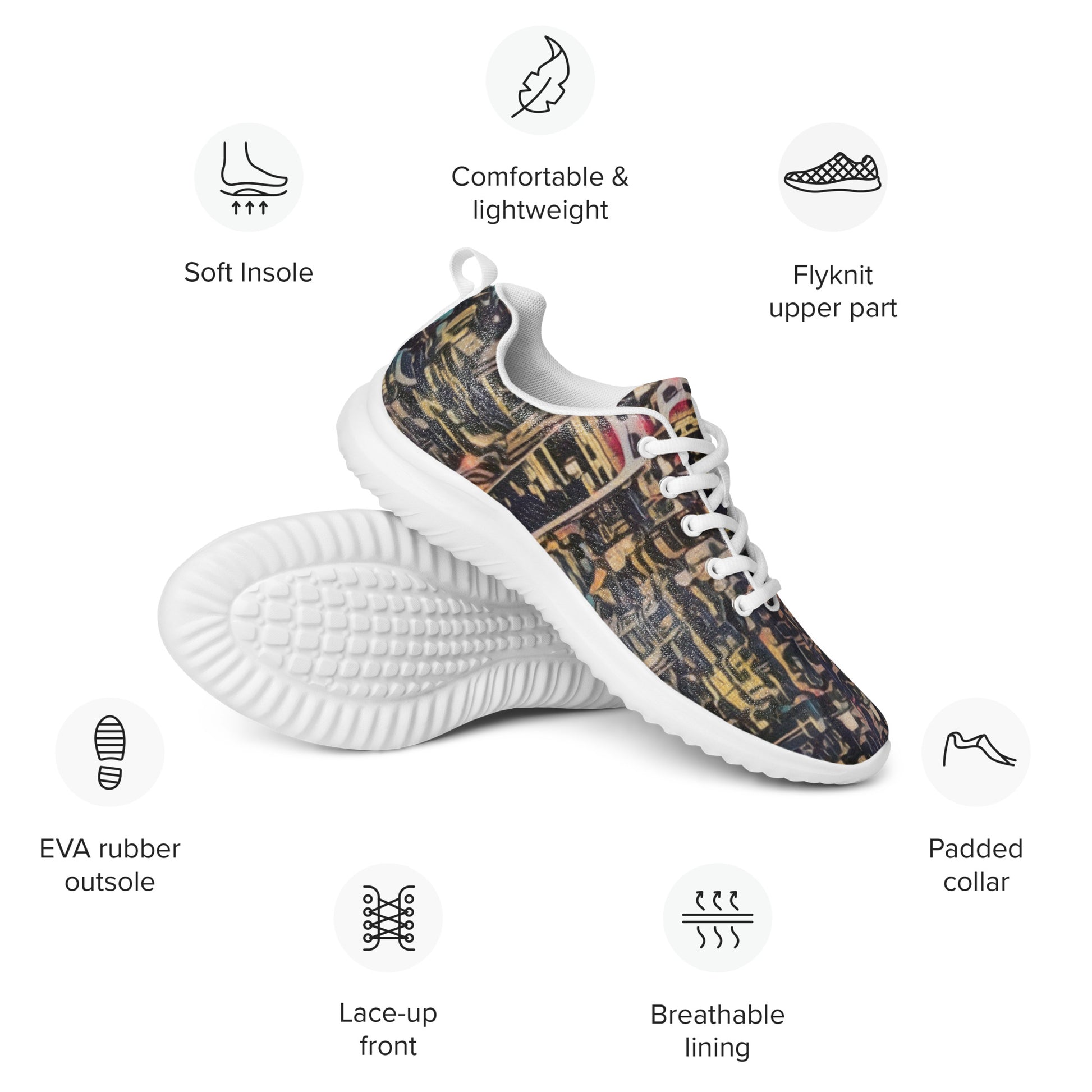 men-s-athletic-shoes - front view