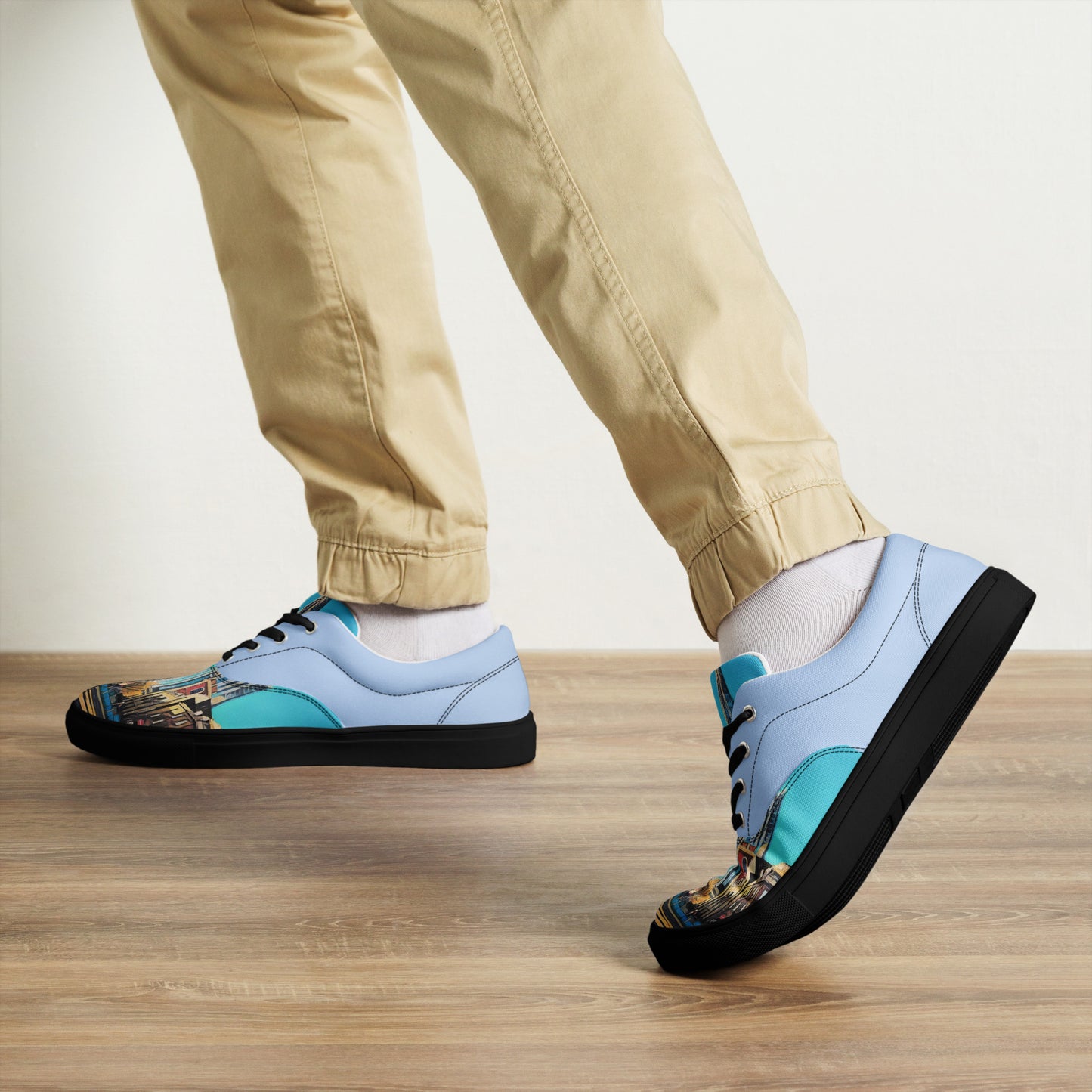 men-s-lace-up-canvas-shoes - front view