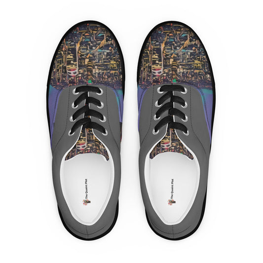 men-s-london-walkie-talkie-cityscape-lace-up-shoes - front view