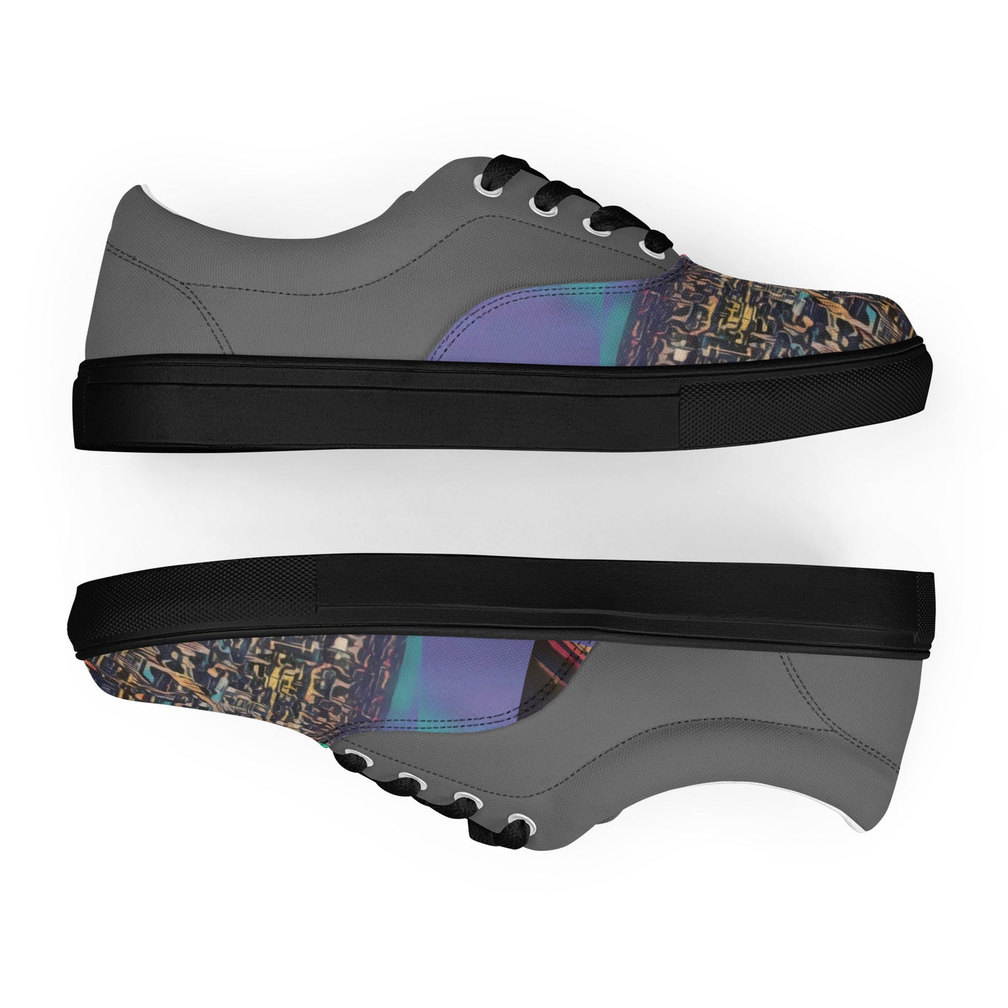 men-s-london-walkie-talkie-cityscape-lace-up-shoes - front view