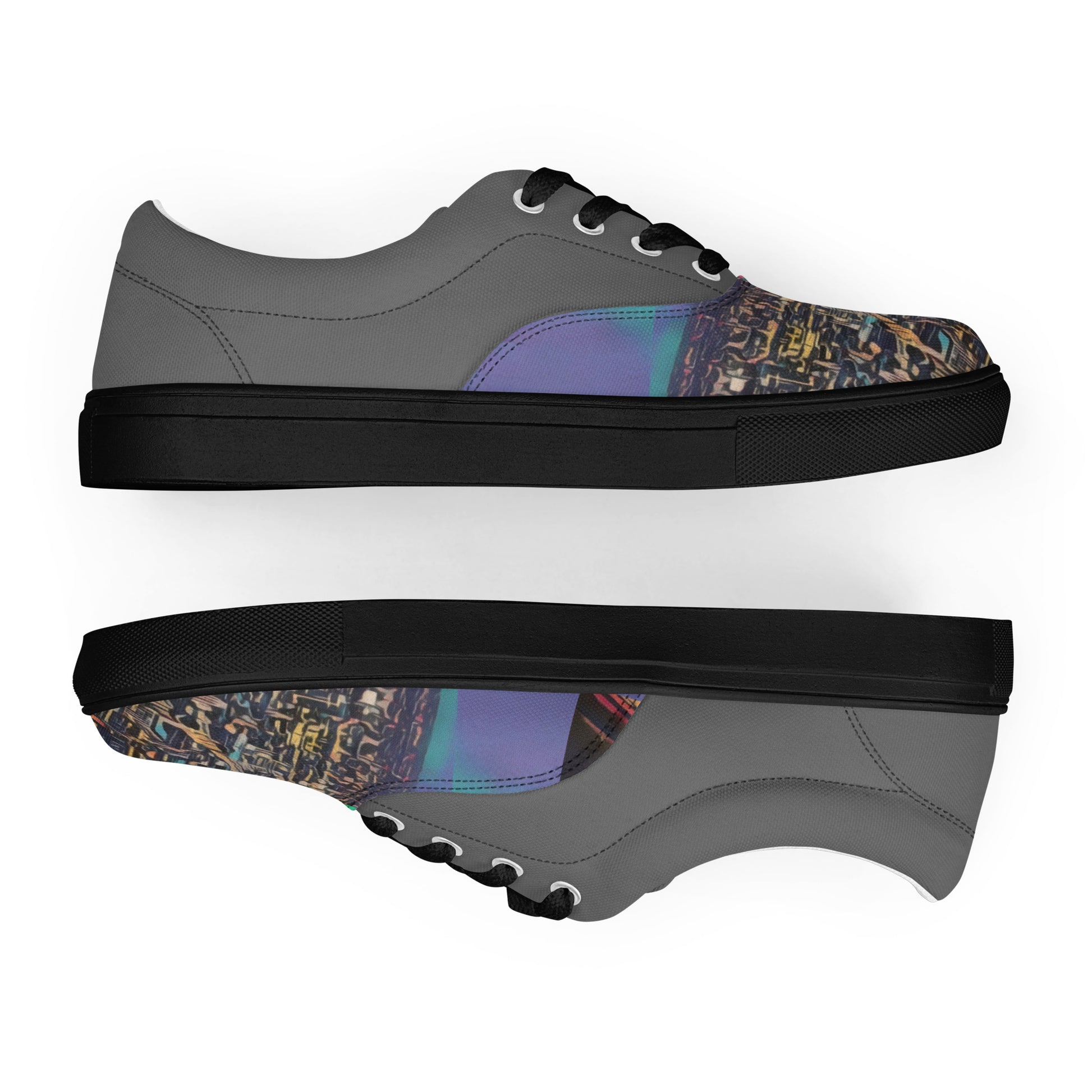 men-s-london-walkie-talkie-cityscape-lace-up-shoes - front view