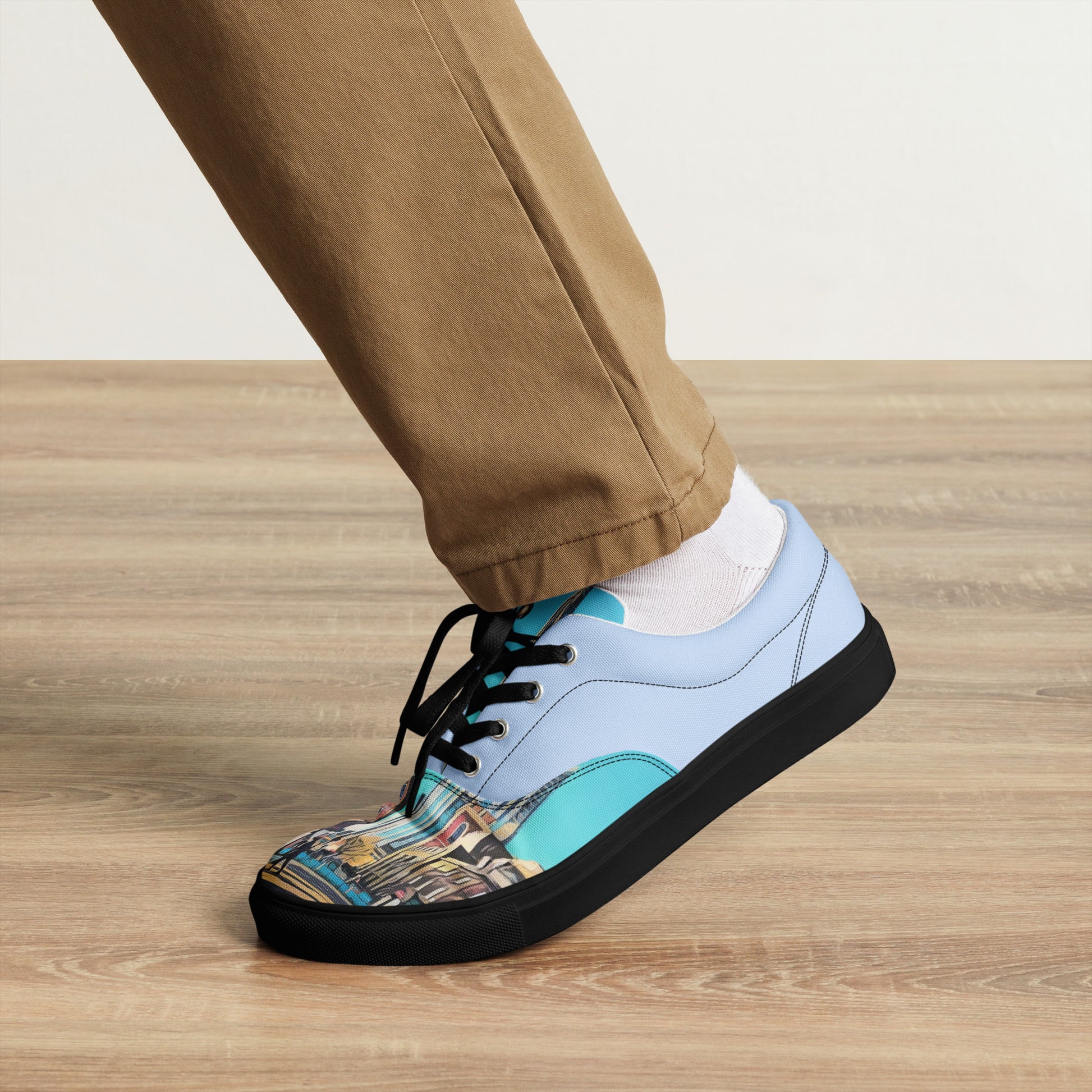 men-s-lace-up-canvas-shoes - front view