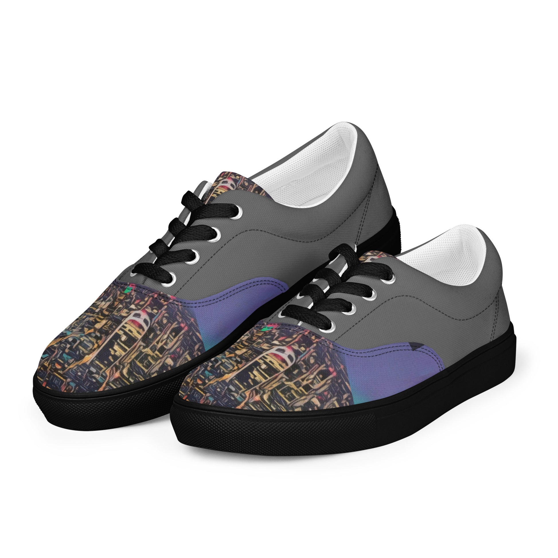 men-s-london-walkie-talkie-cityscape-lace-up-shoes - front view