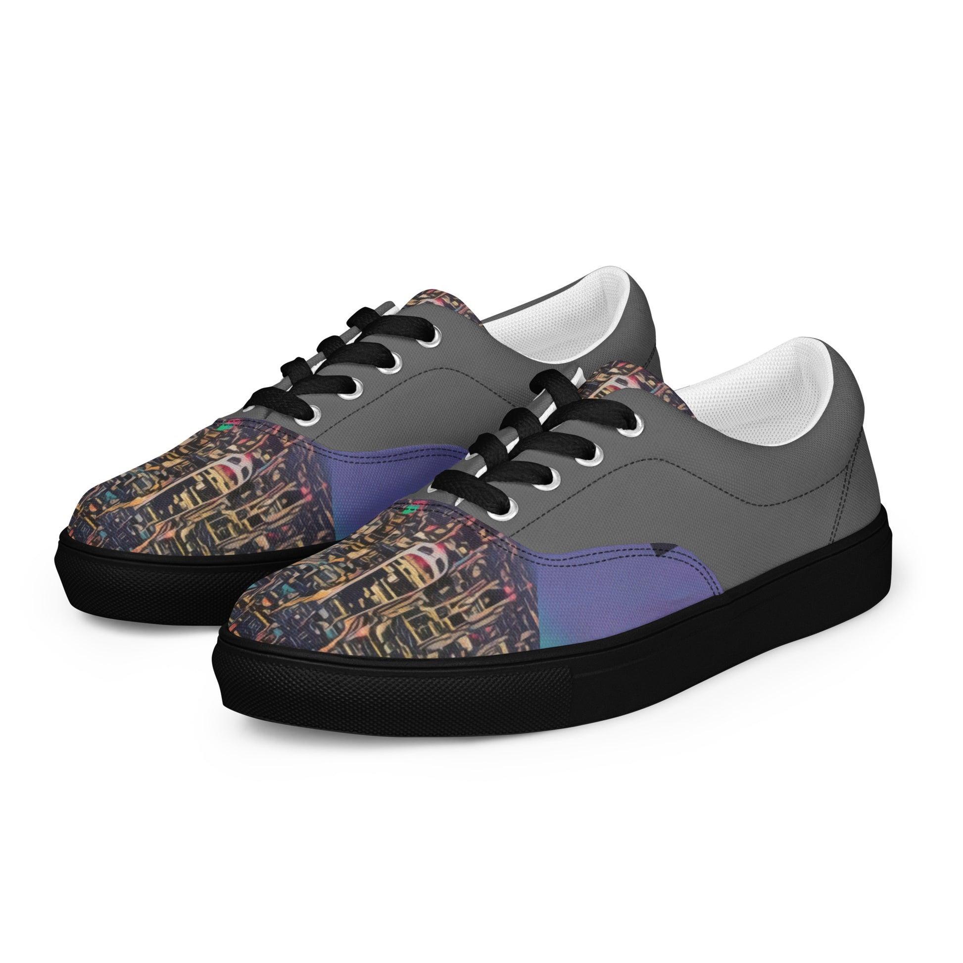 men-s-london-walkie-talkie-cityscape-lace-up-shoes - front view