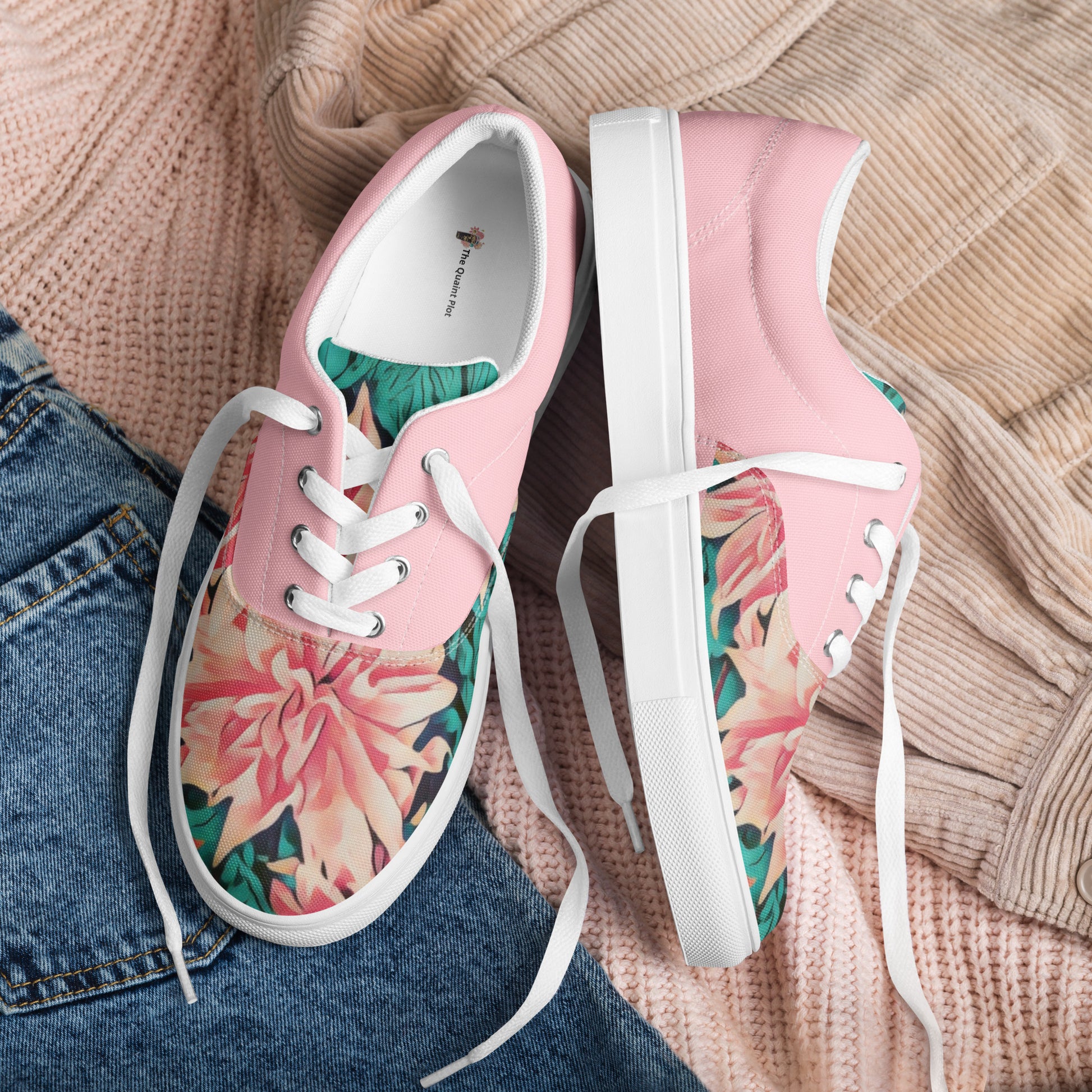 women-s-lace-up-canvas-shoes - front view